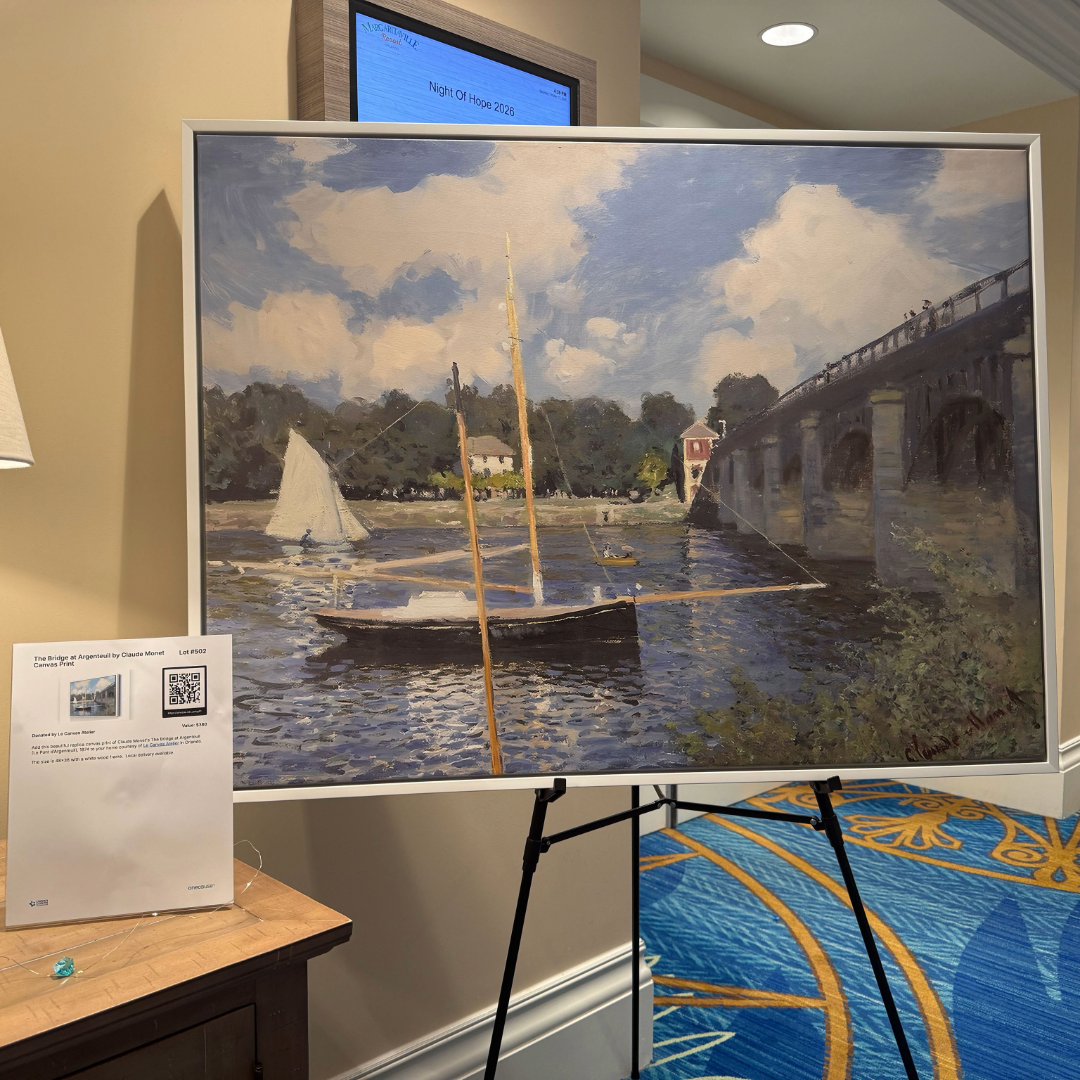 Art that gives back to our community.