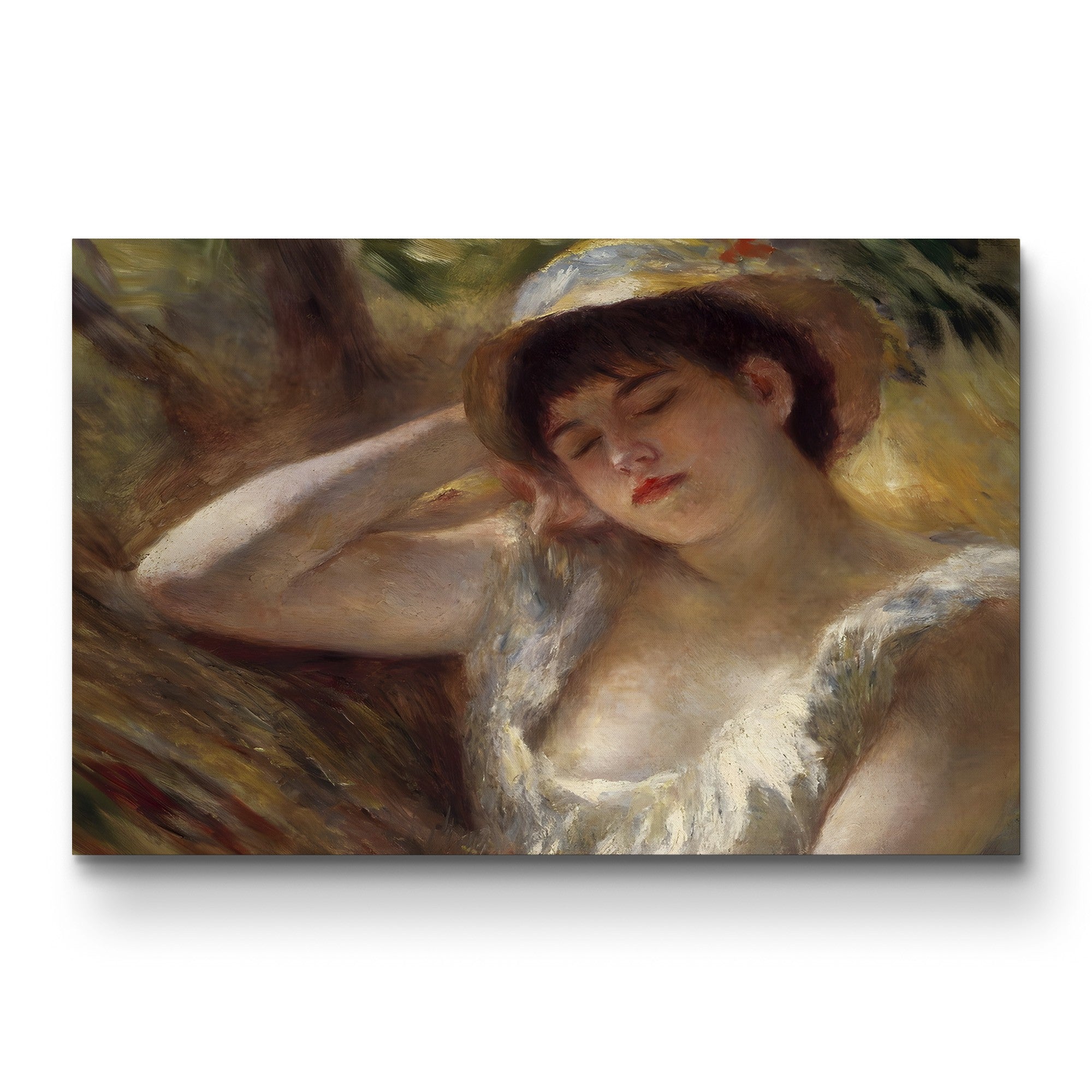 The Sleeper, 1880 – Pierre-Auguste Renoir Wall Art | Impressionist Portrait Canvas Print