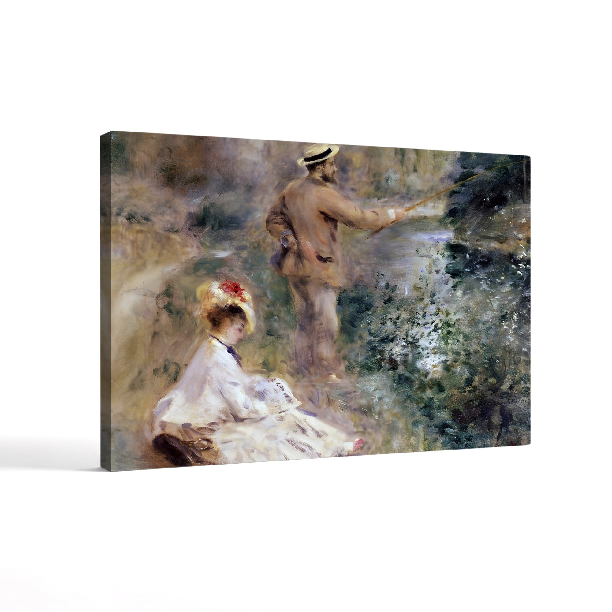 The Fisherman – Pierre-Auguste Renoir Wall Art | Impressionist Figural Canvas Print