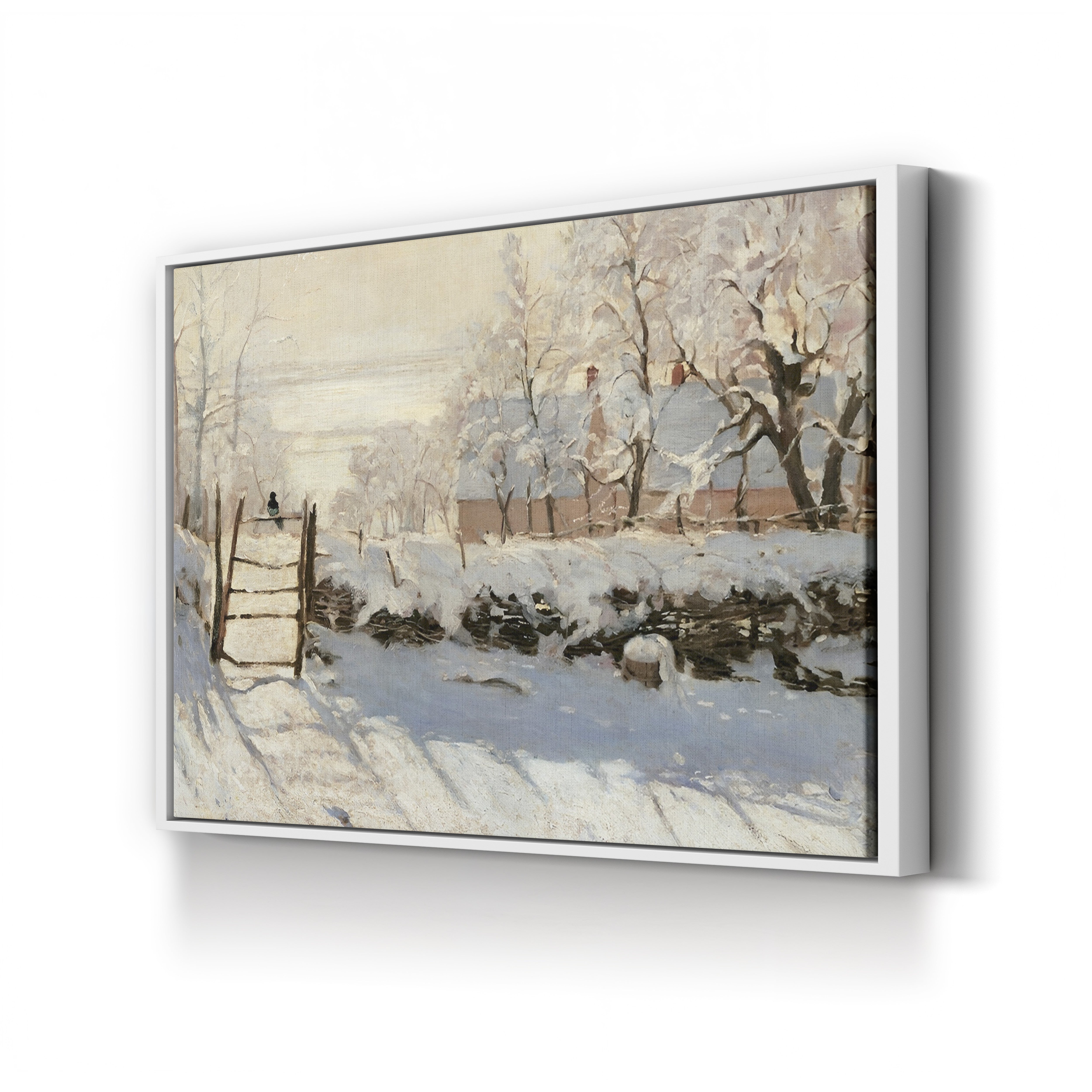 The Magpie (La Pie), 1868-69 by Claude Monet