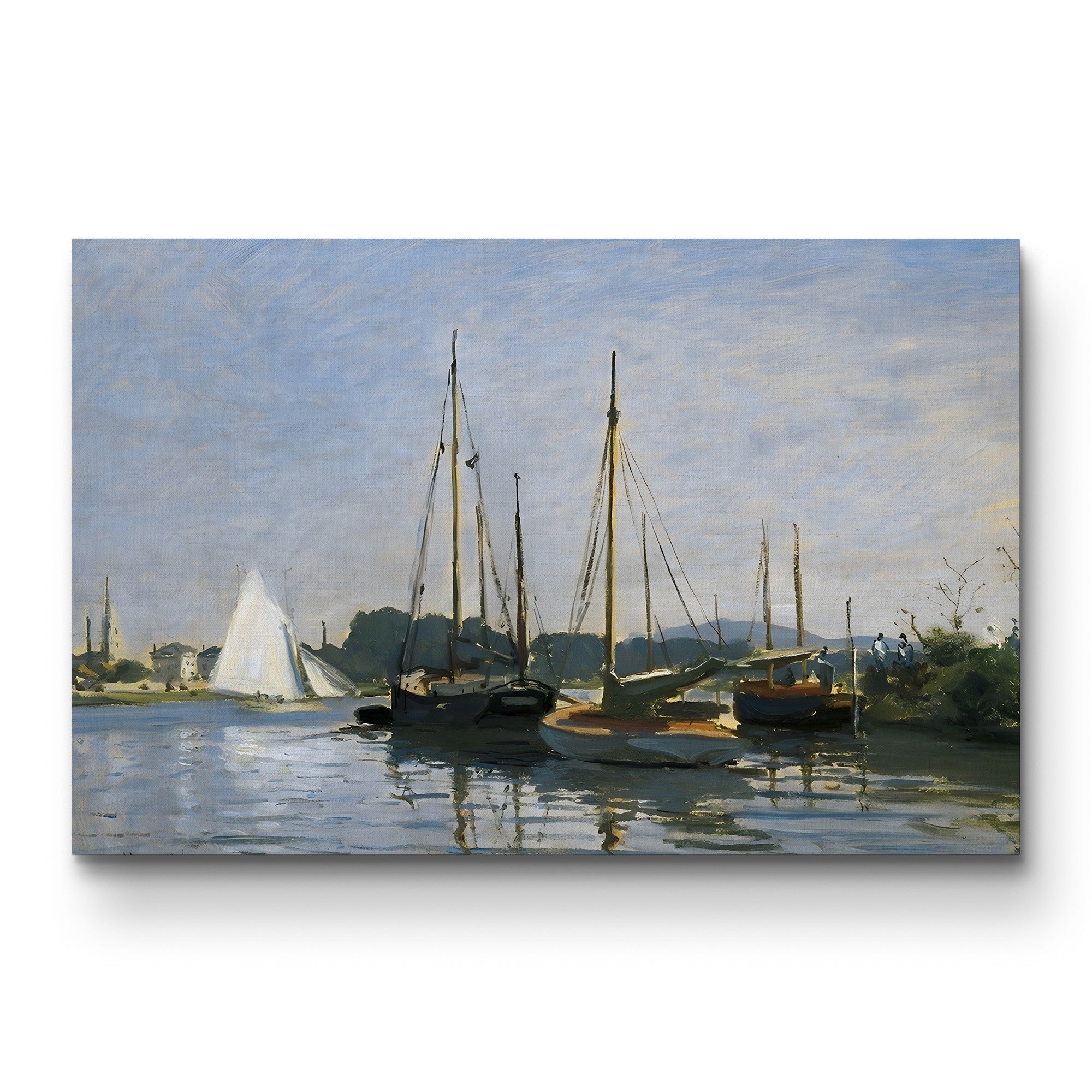 Pleasure Boats at Argenteuil (Bateaux de plaisance), 1872-73 by Claude Monet