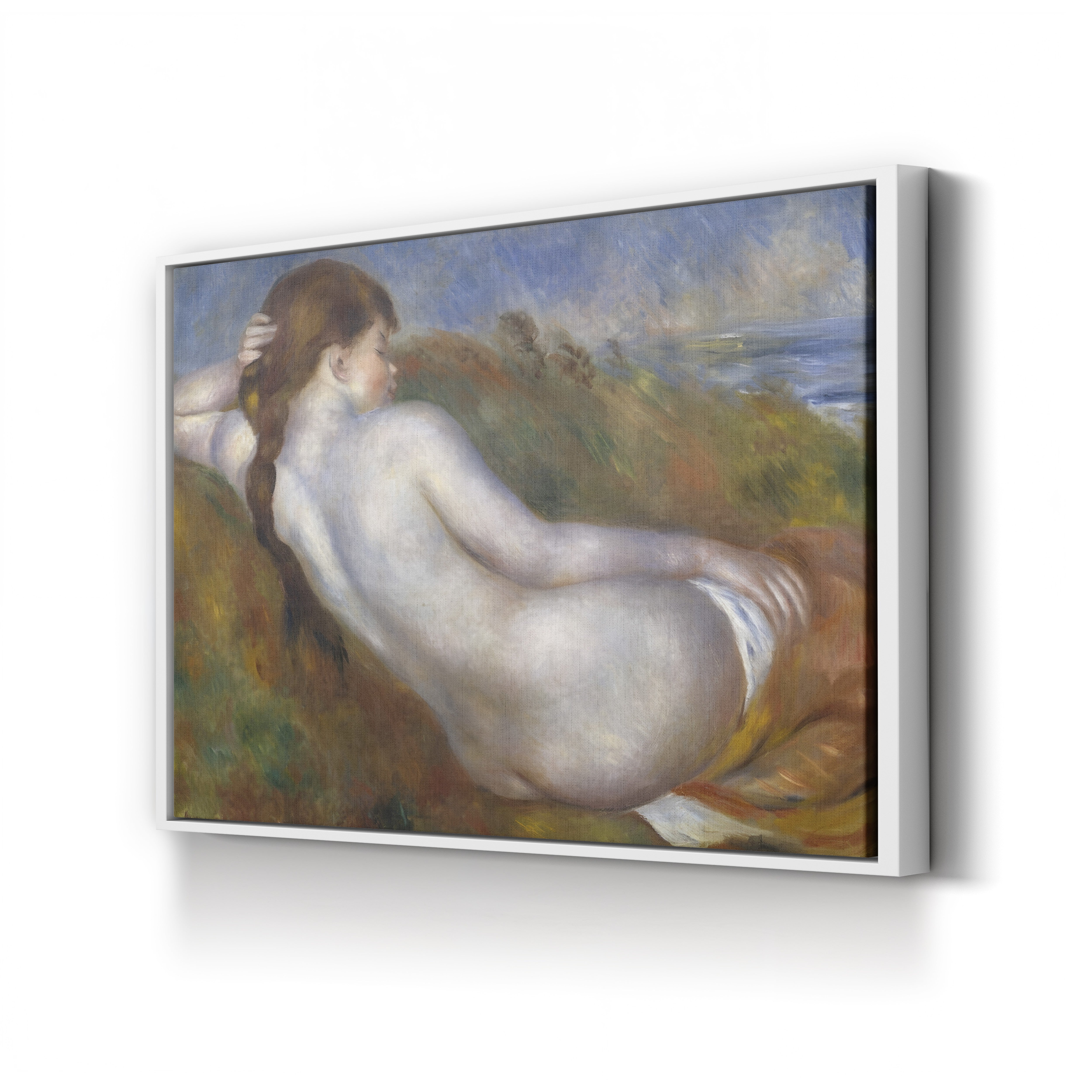 Reclining Nude – Renoir Wall Art | Impressionist Nude Canvas Print