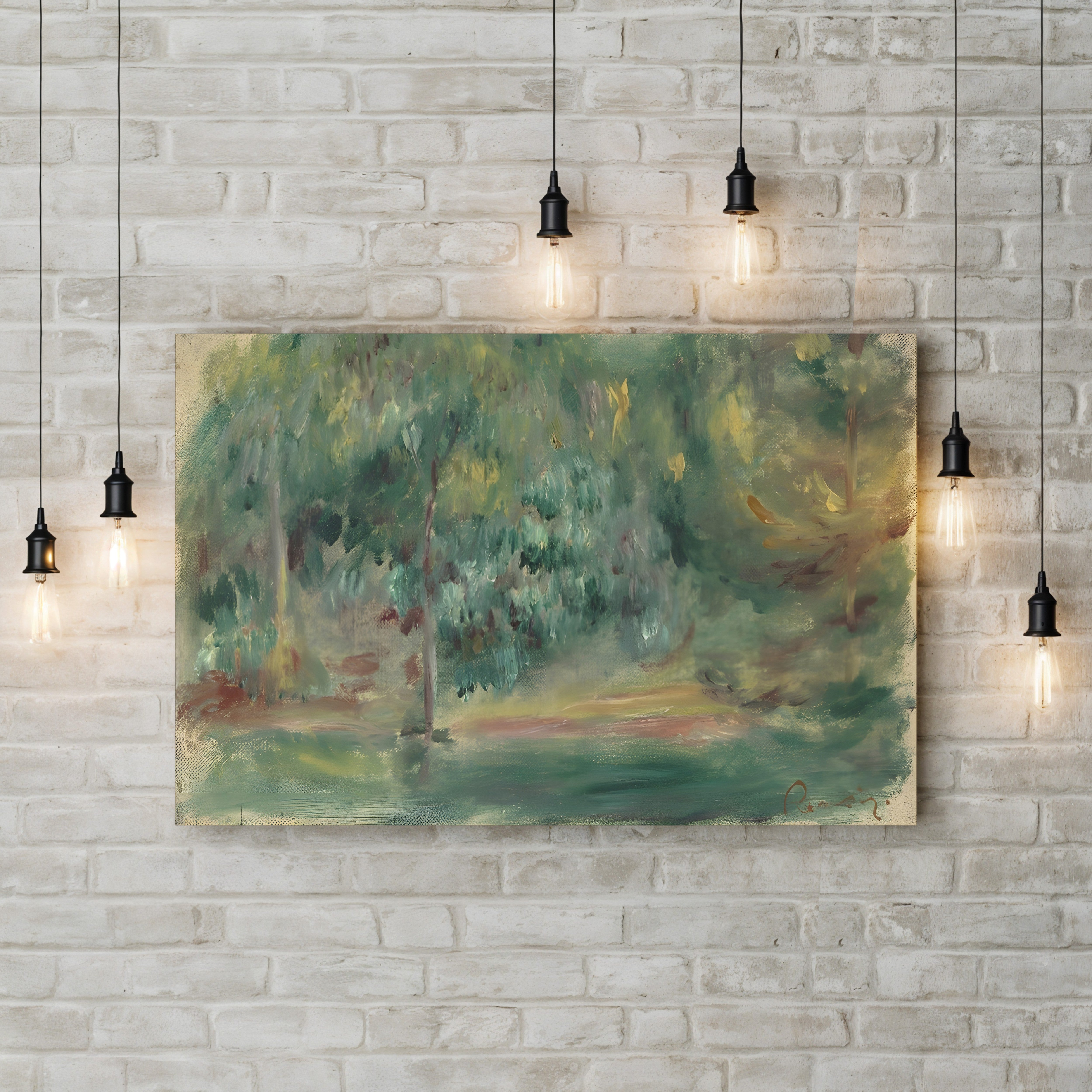 Paysage, c. 1860–1880 – Renoir Wall Art | Impressionist Landscape