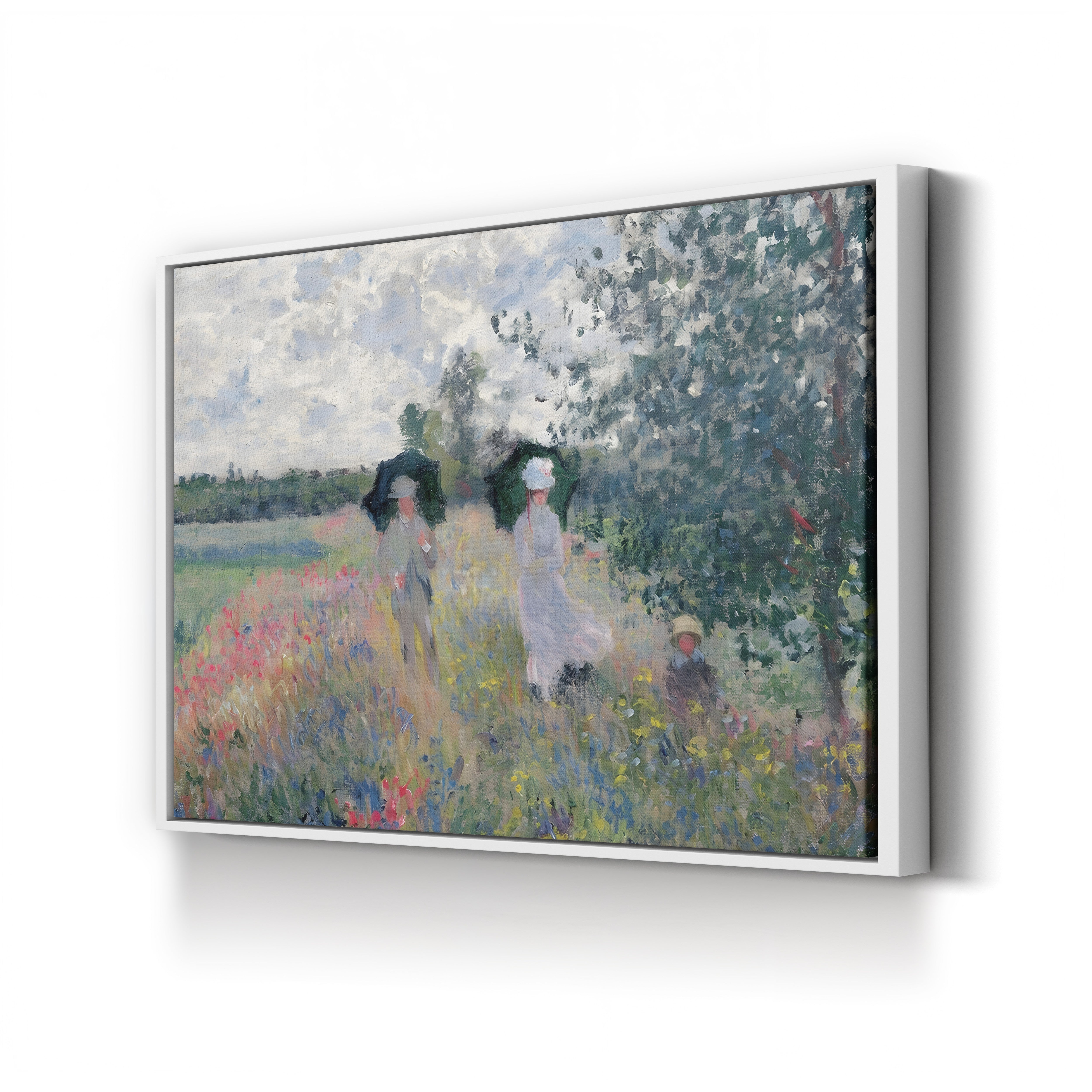 Promenade near Argenteuil (En promenade près d’Argenteuil), 1875 by Claude Monet