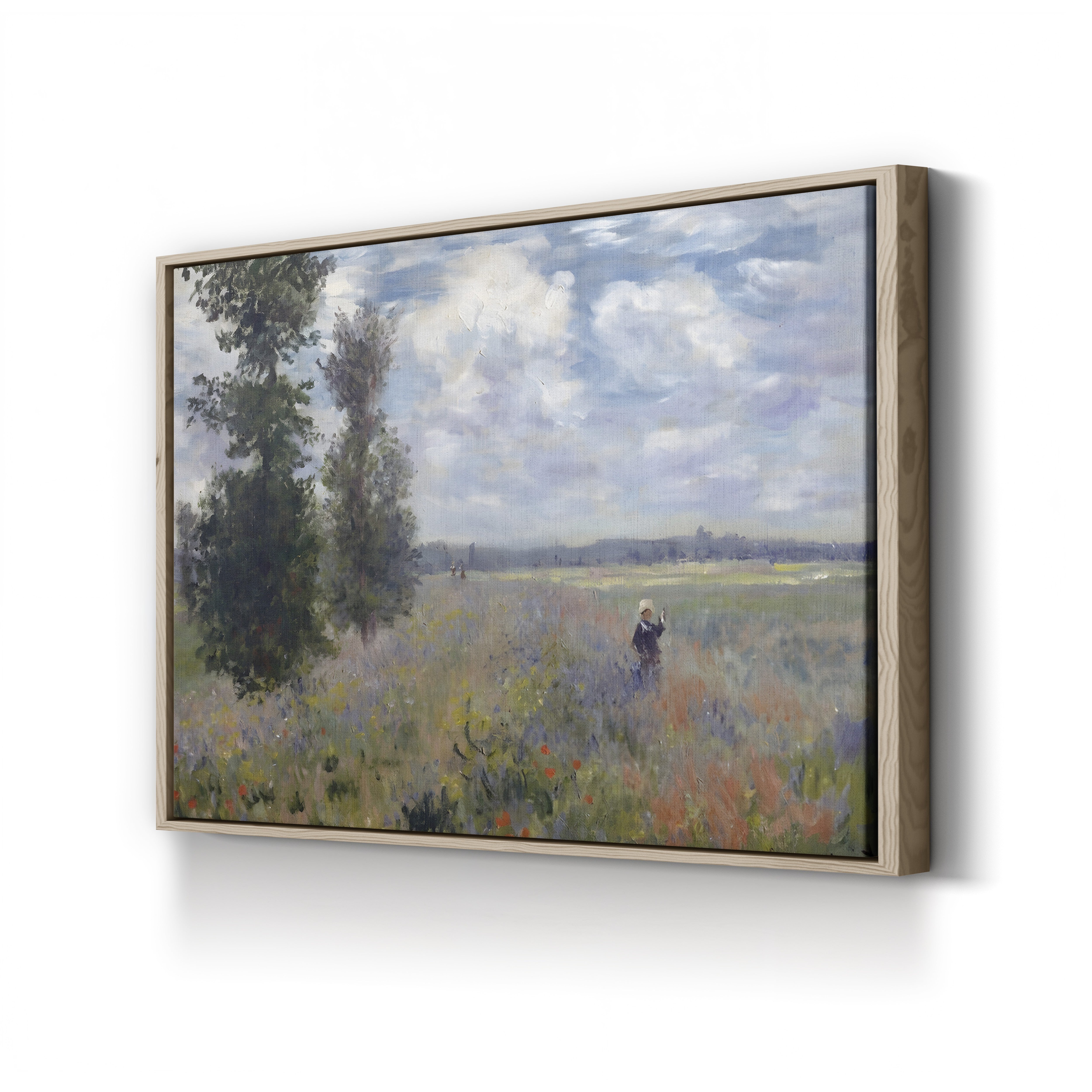 Poppy Fields near Argenteuil (Champ de coquelicots près d’Argenteuil), 1875 by Claude Monet