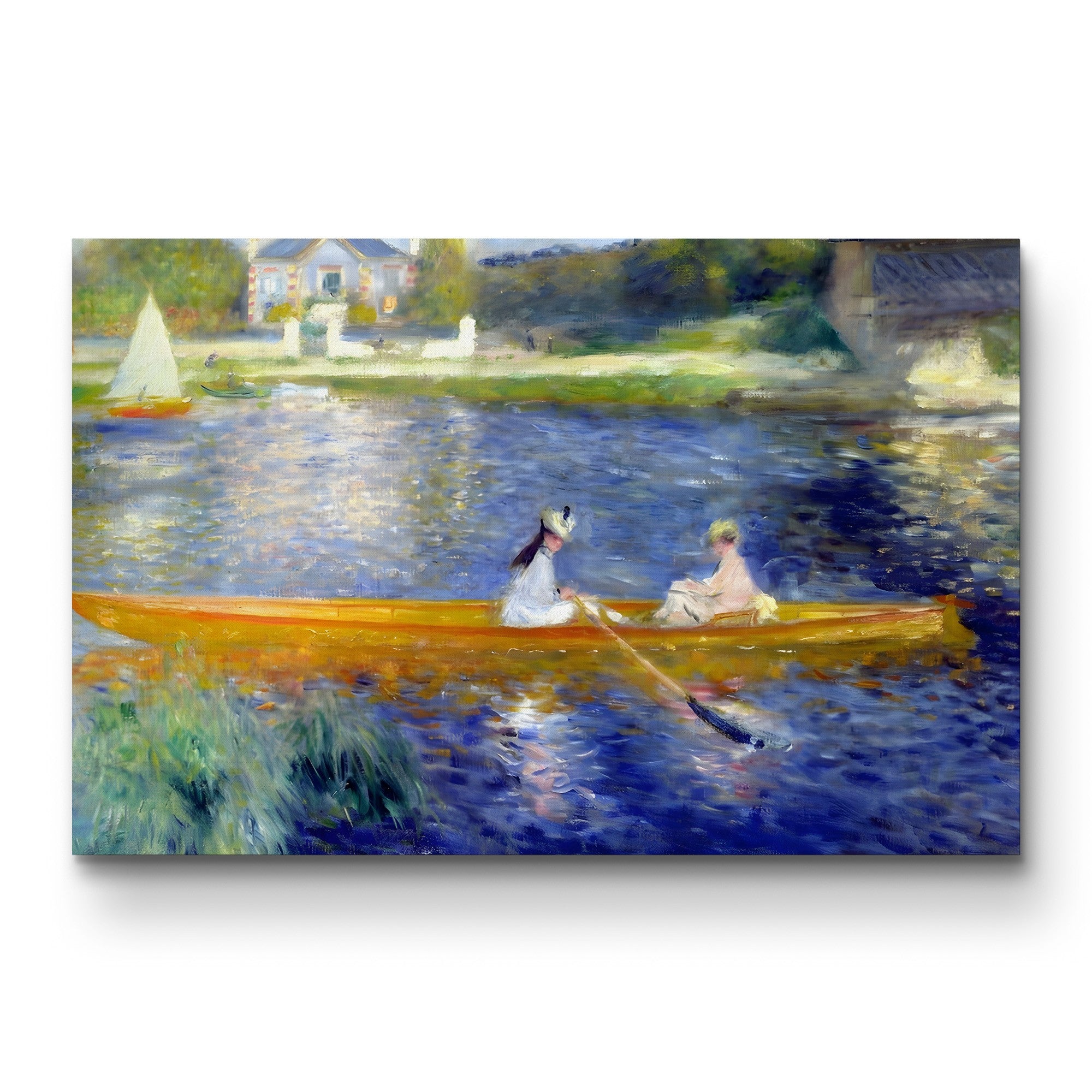The Skiff (La Yole) – Pierre-Auguste Renoir Wall Art | Impressionist Boating Canvas Print