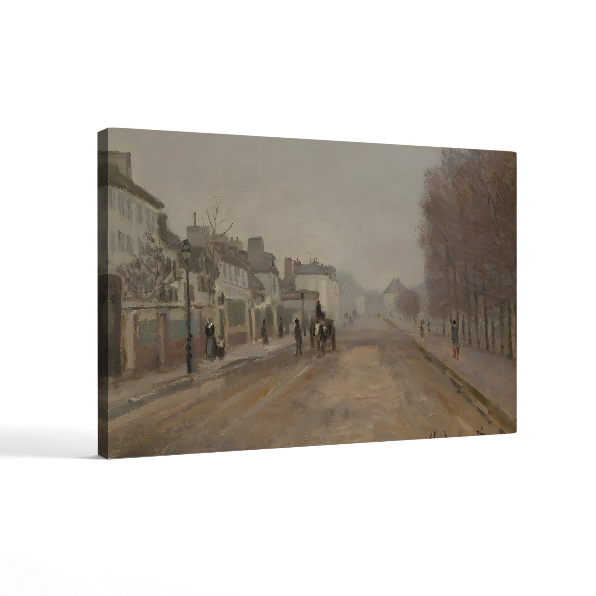 Boulevard Héloïse, Argenteuil, 1872 – Claude Monet Wall Art | Early Impressionist Canvas Print