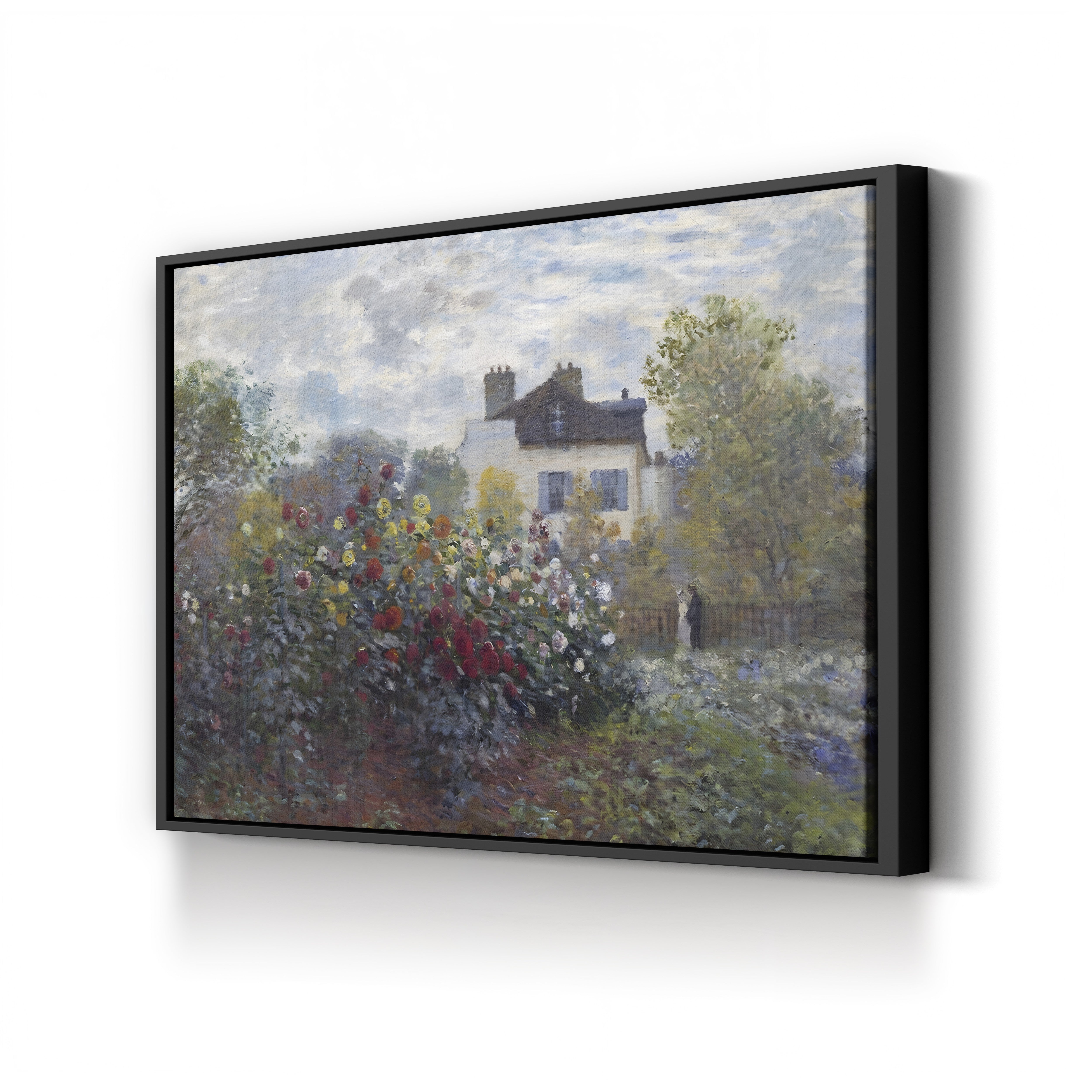 The Artist’s Garden in Argenteuil (Le Jardin de l’artiste à Argenteuil, un coin de jardin avec dahlias), 1873 by Claude Monet