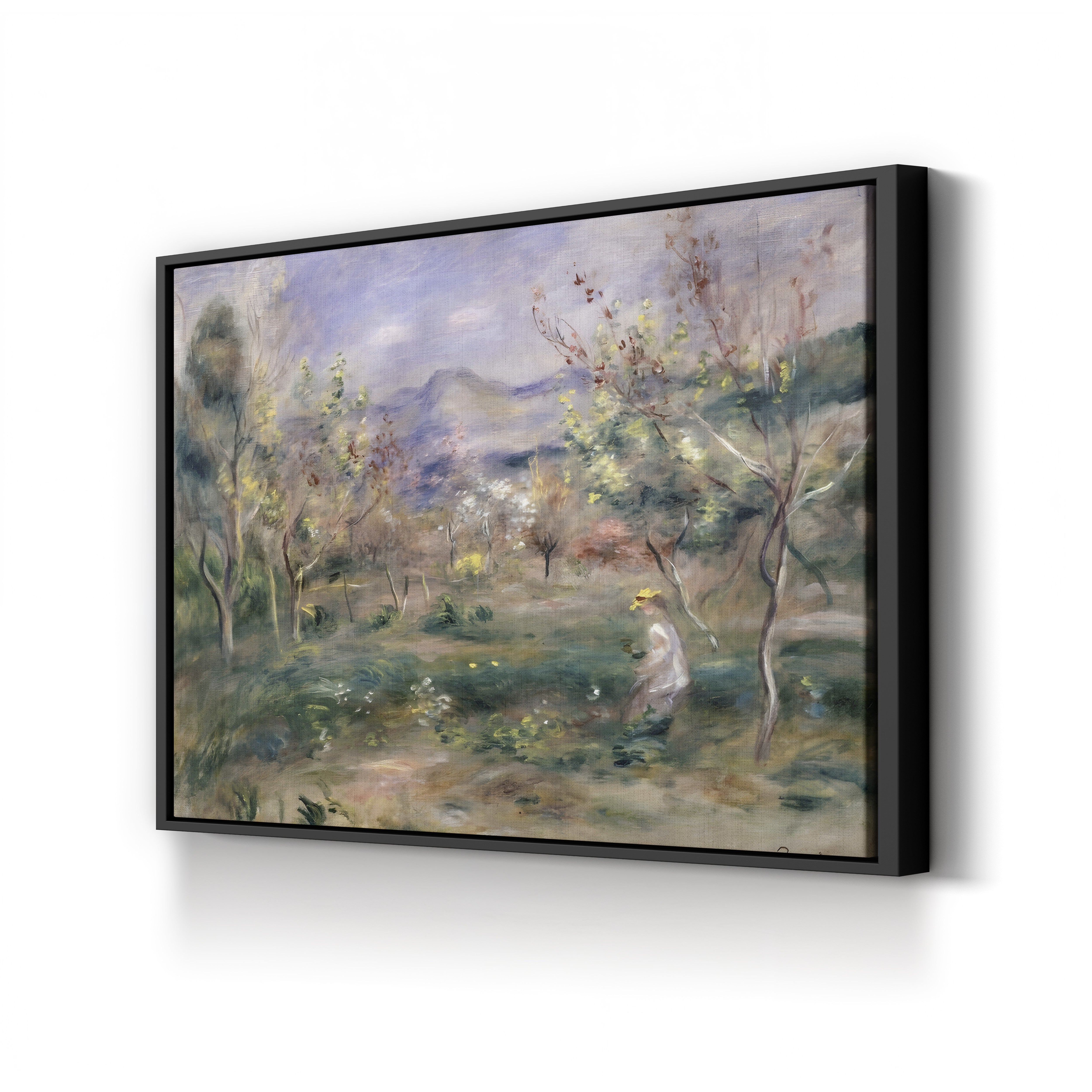 Orchard in Spring – Renoir Wall Art | Impressionist Landscape Canvas