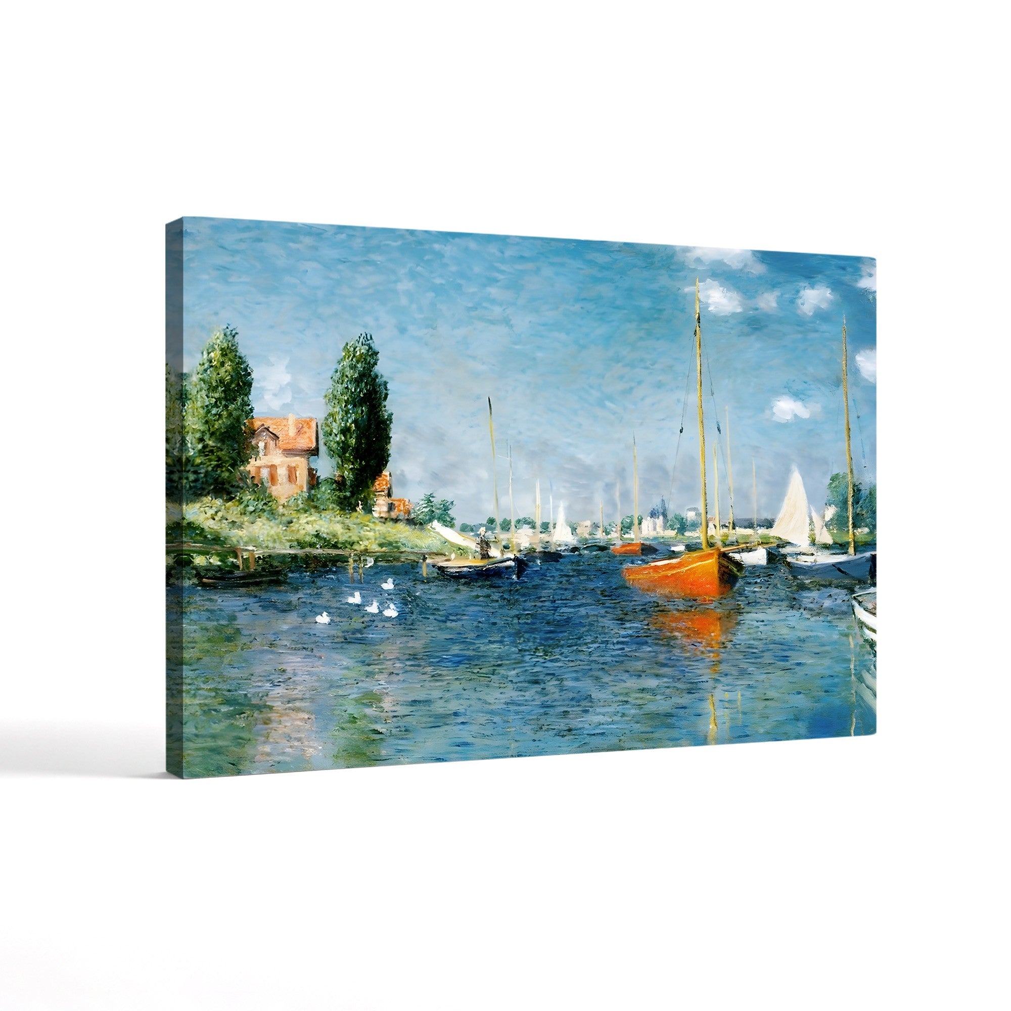 Red Boats, Argenteuil (Les Bateaux rouges, Argenteuil), 1875 by Claude Monet