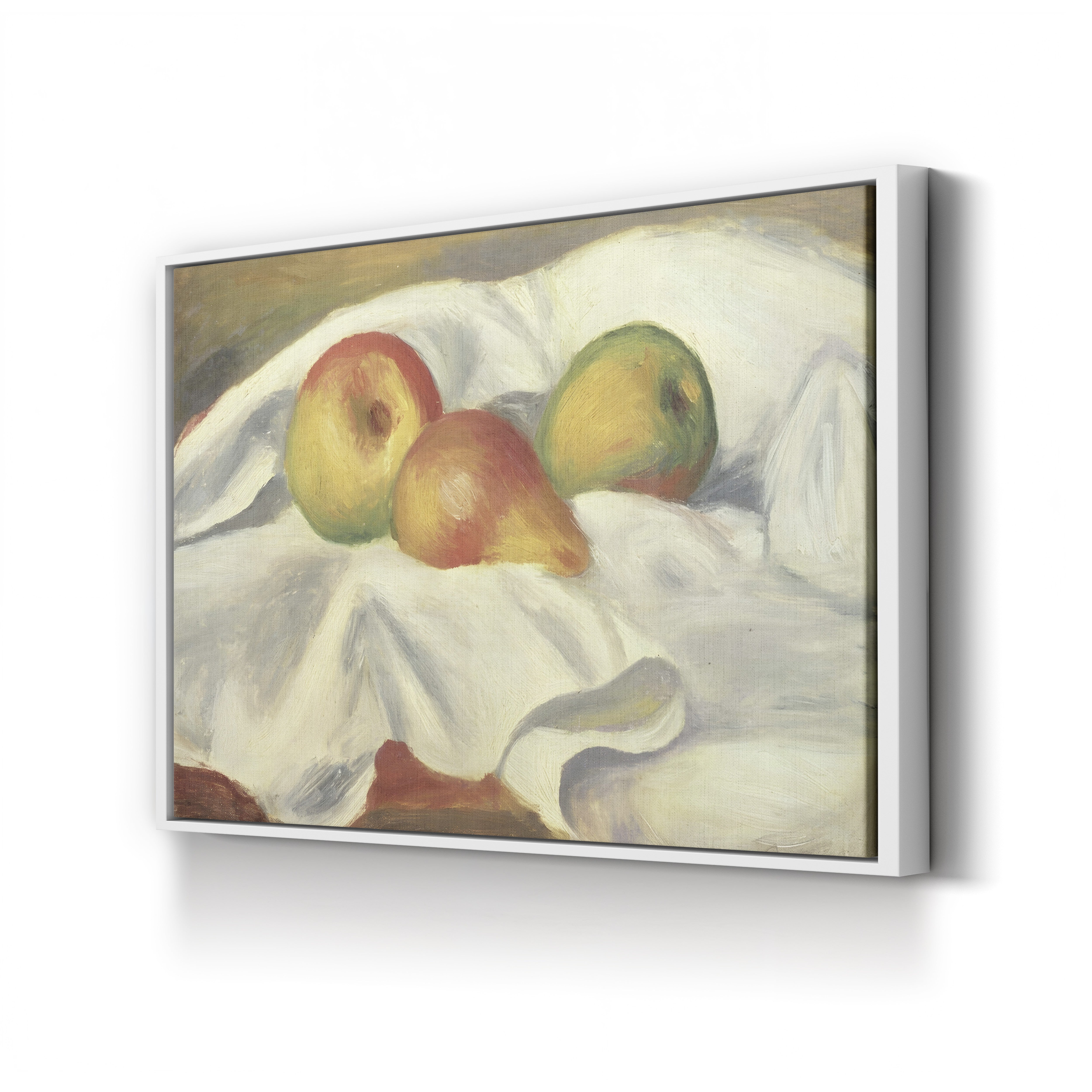 Three Pears, 1885 – Pierre-Auguste Renoir Wall Art | Impressionist Still Life Canvas Print