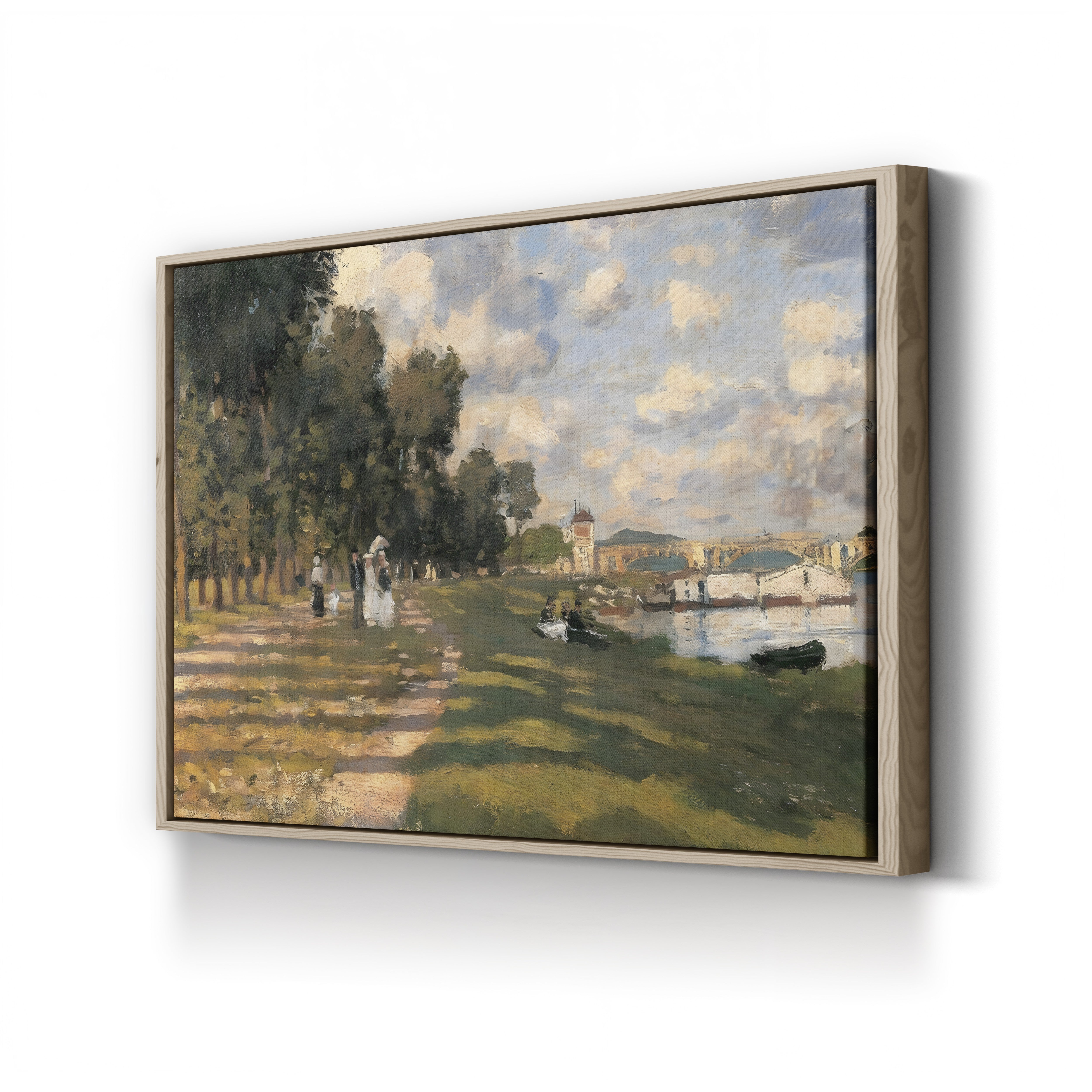 Basin at Argenteuil, 1872 – Claude Monet Wall Art | Musée d'Orsay Impressionist Canvas Print