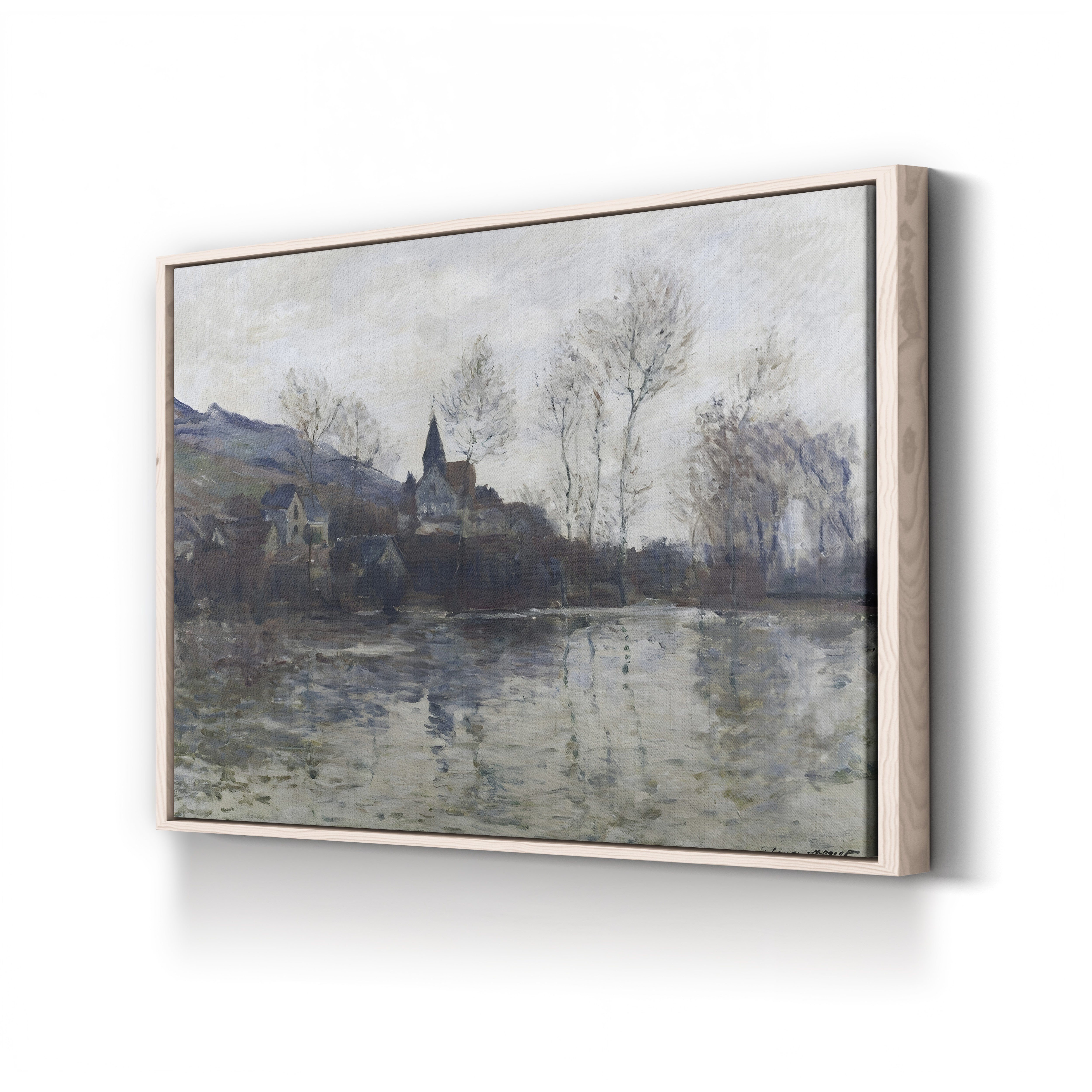 The Flood at Giverny (L’Inondation à Giverny), 1886 by Claude Monet