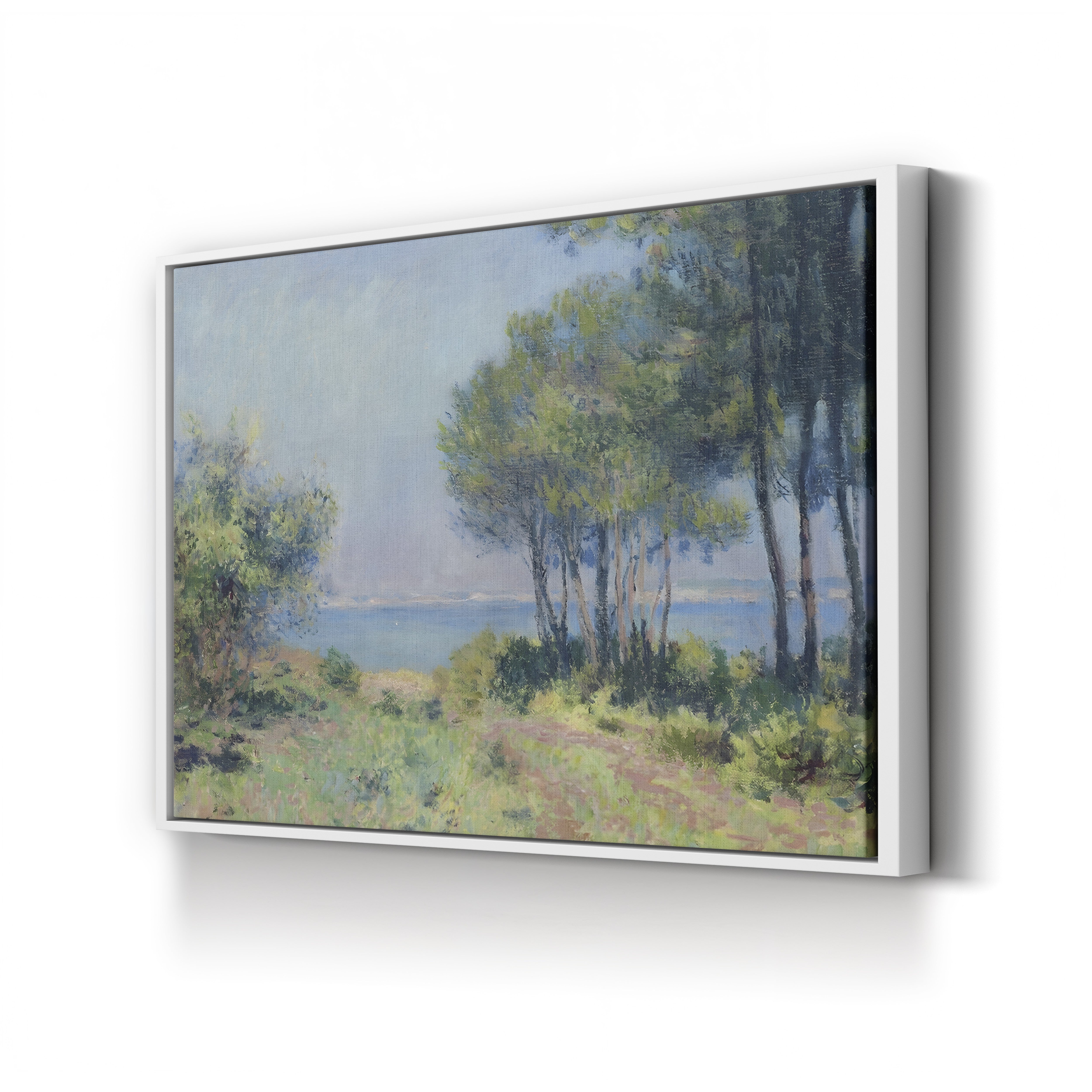 Fir Trees at Varengeville (Les Sapins à Varengeville), 1882 – Claude Monet Wall Art | Impressionist Norman Clifftop Canvas Print