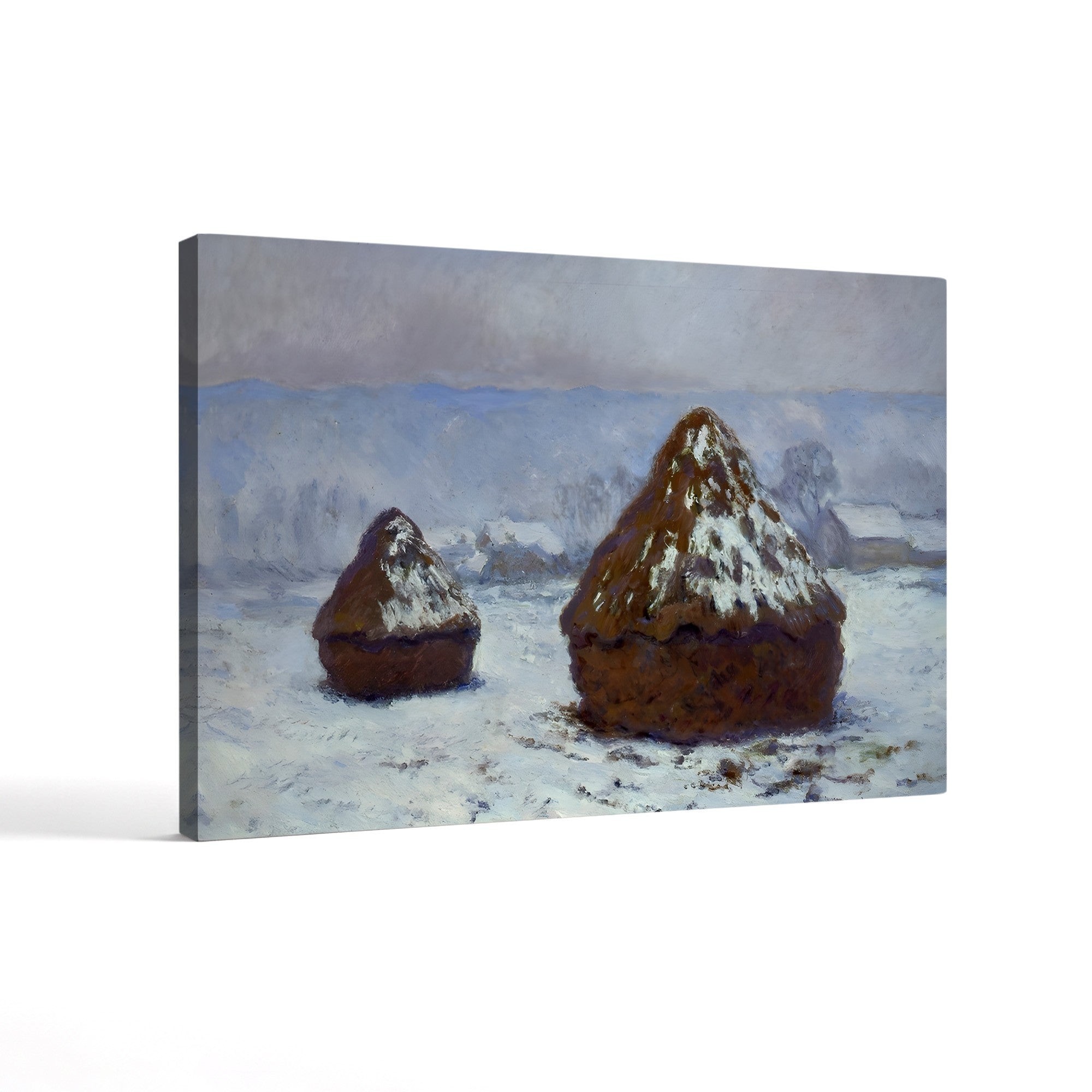 Grainstacks, Snow Effect (Meules, effet de neige), 1891 by Claude Monet