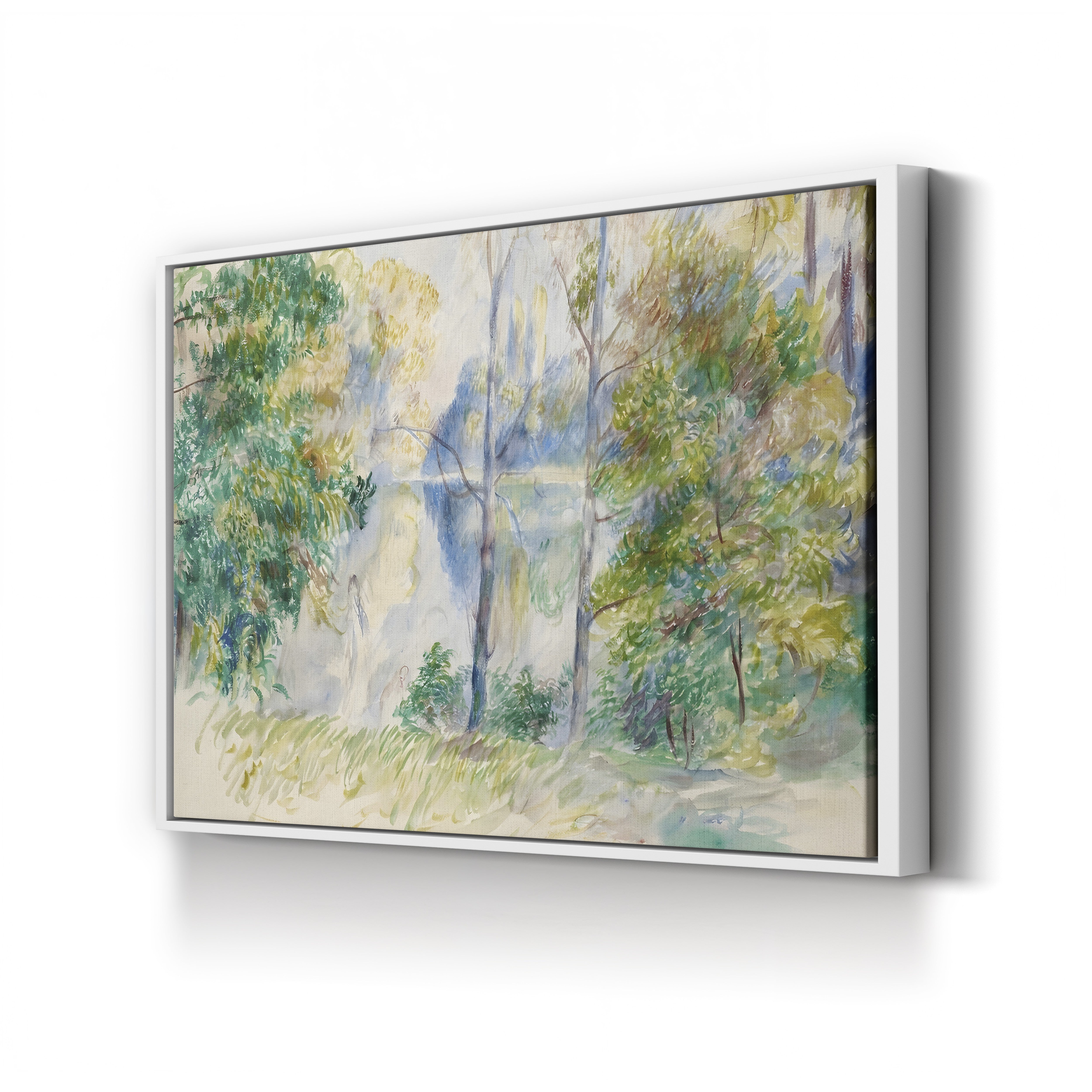 View of a Park, 1885 – Pierre-Auguste Renoir Wall Art | Impressionist Garden Canvas Print