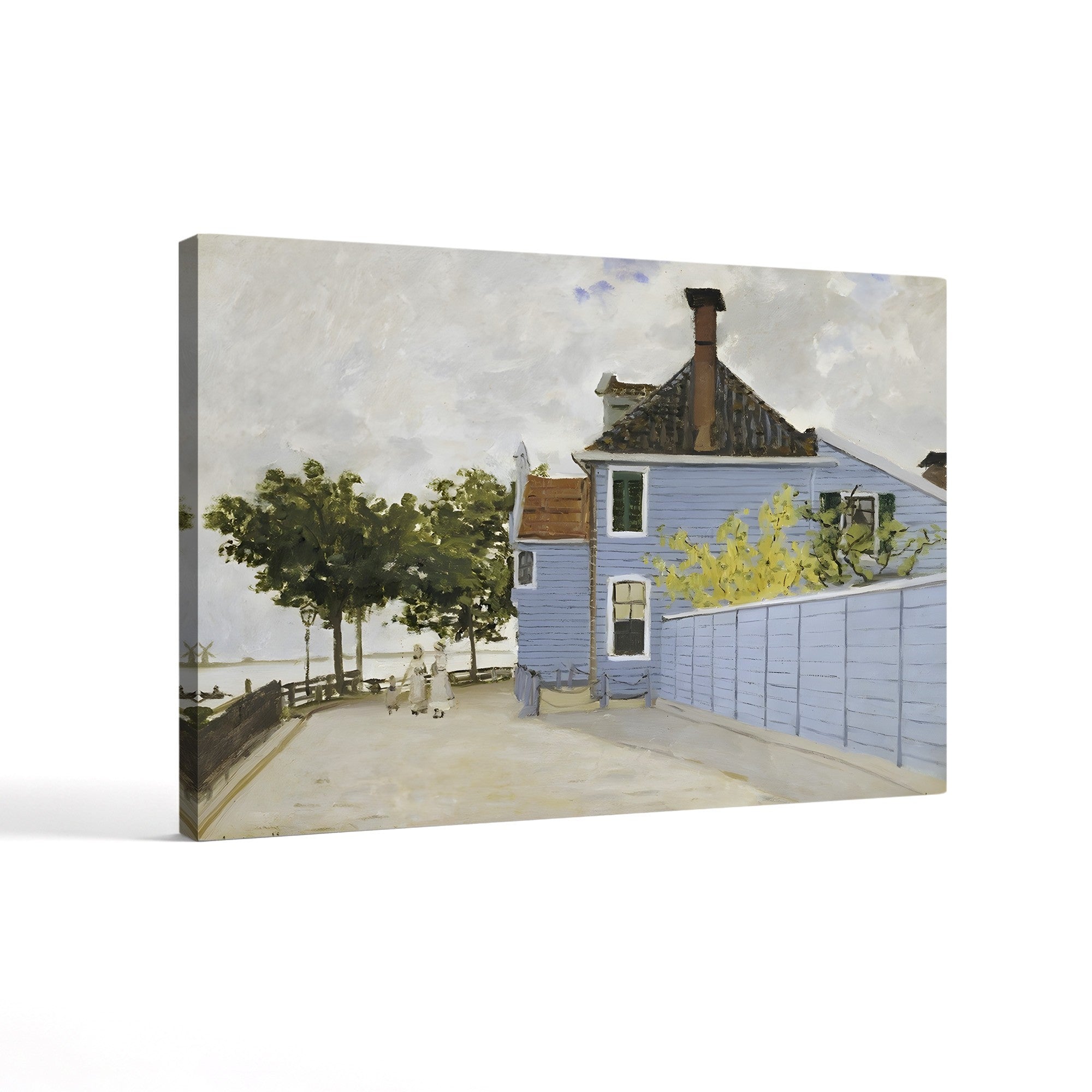 The Blue House at Zaandam (La Maison bleue à Zaandam), 1871 by Claude Monet