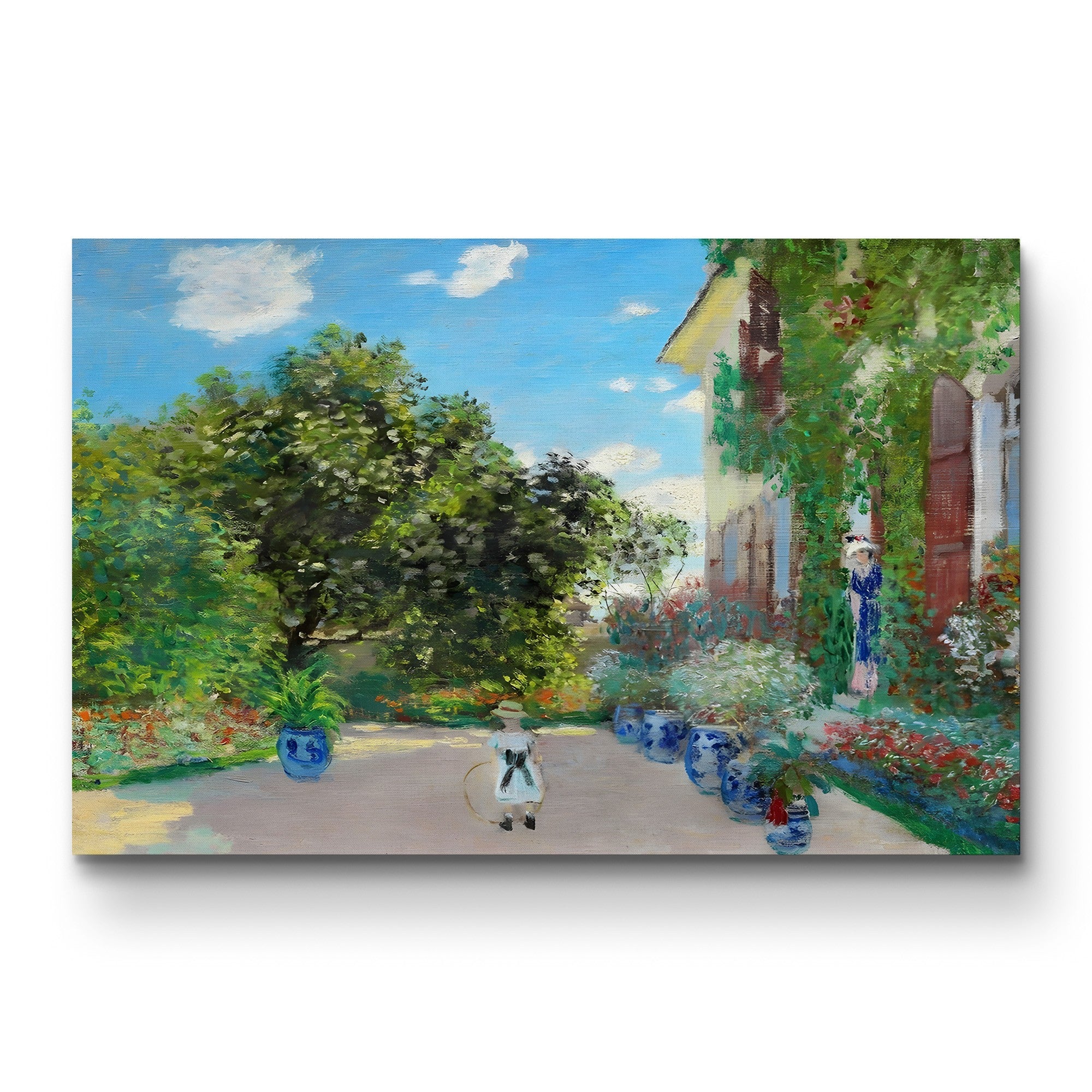The Artist’s House at Argenteuil (La Maison de l’artiste à Argenteuil), 1873 by Claude Monet