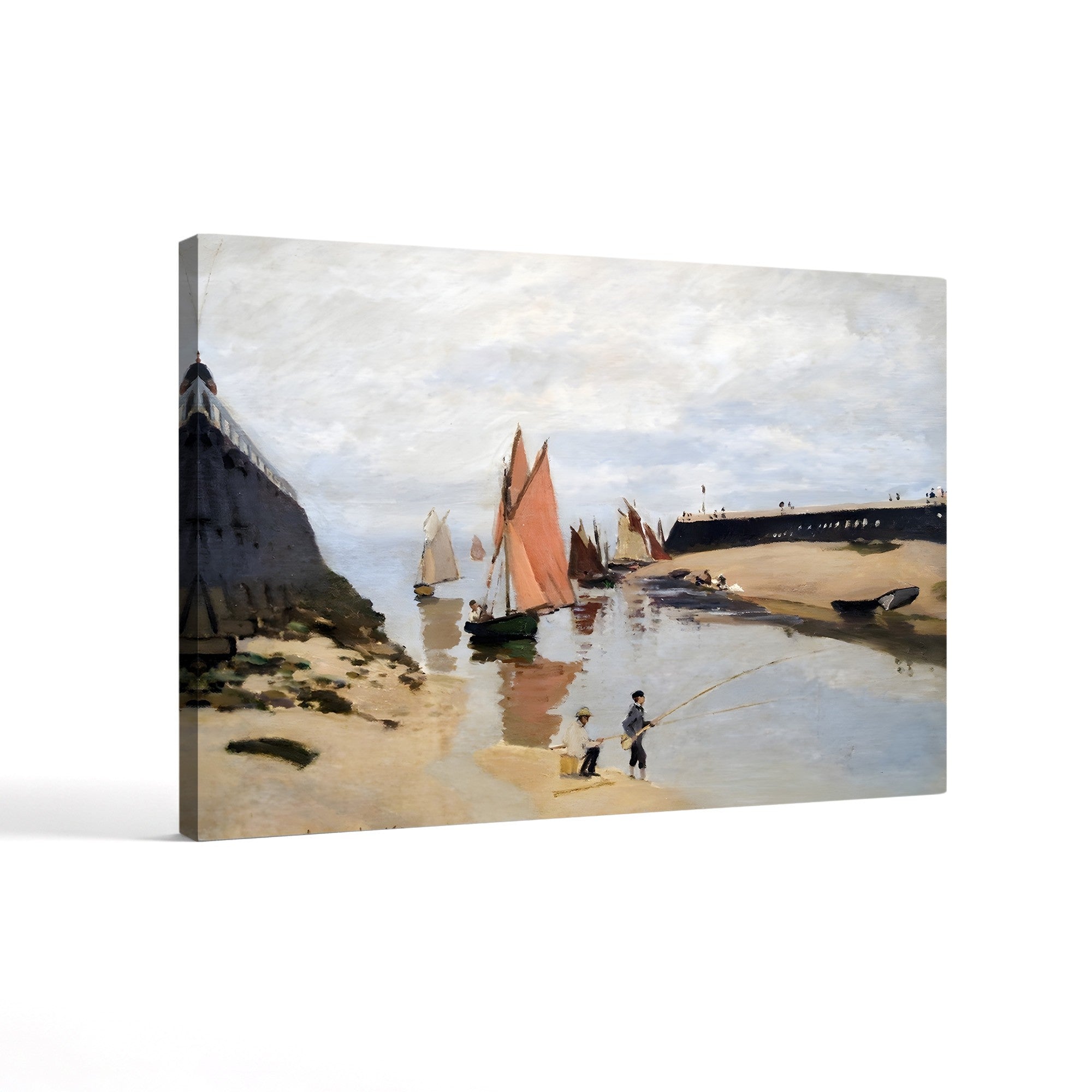 The Harbour at Trouville (Le Port de Trouville), 1870 by Claude Monet