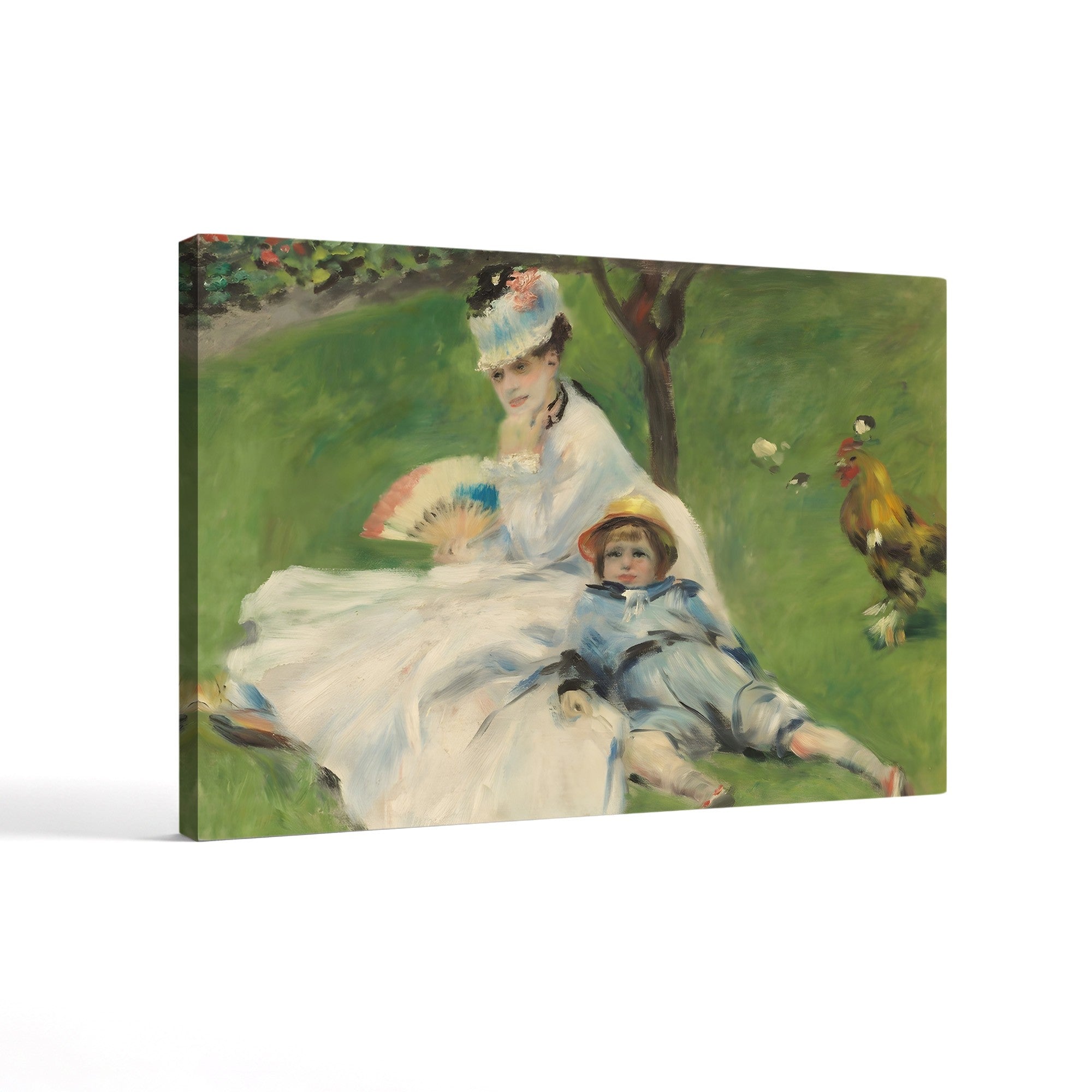 Madame Monet and Her Son, 1874 – Renoir Wall Art | Impressionist