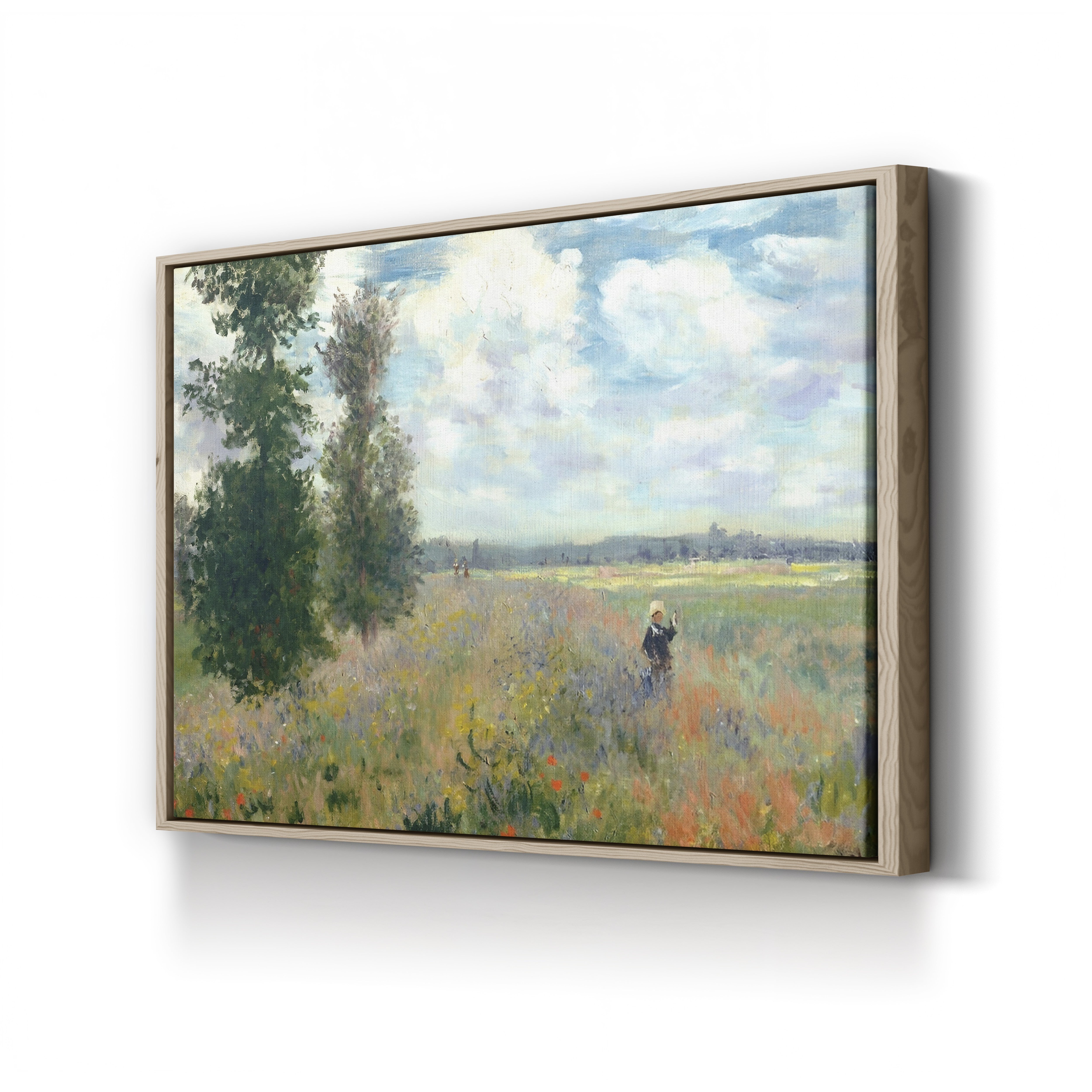 Poppy Fields near Argenteuil (Champs de coquelicots près d’Argenteuil), 1875 by Claude Monet