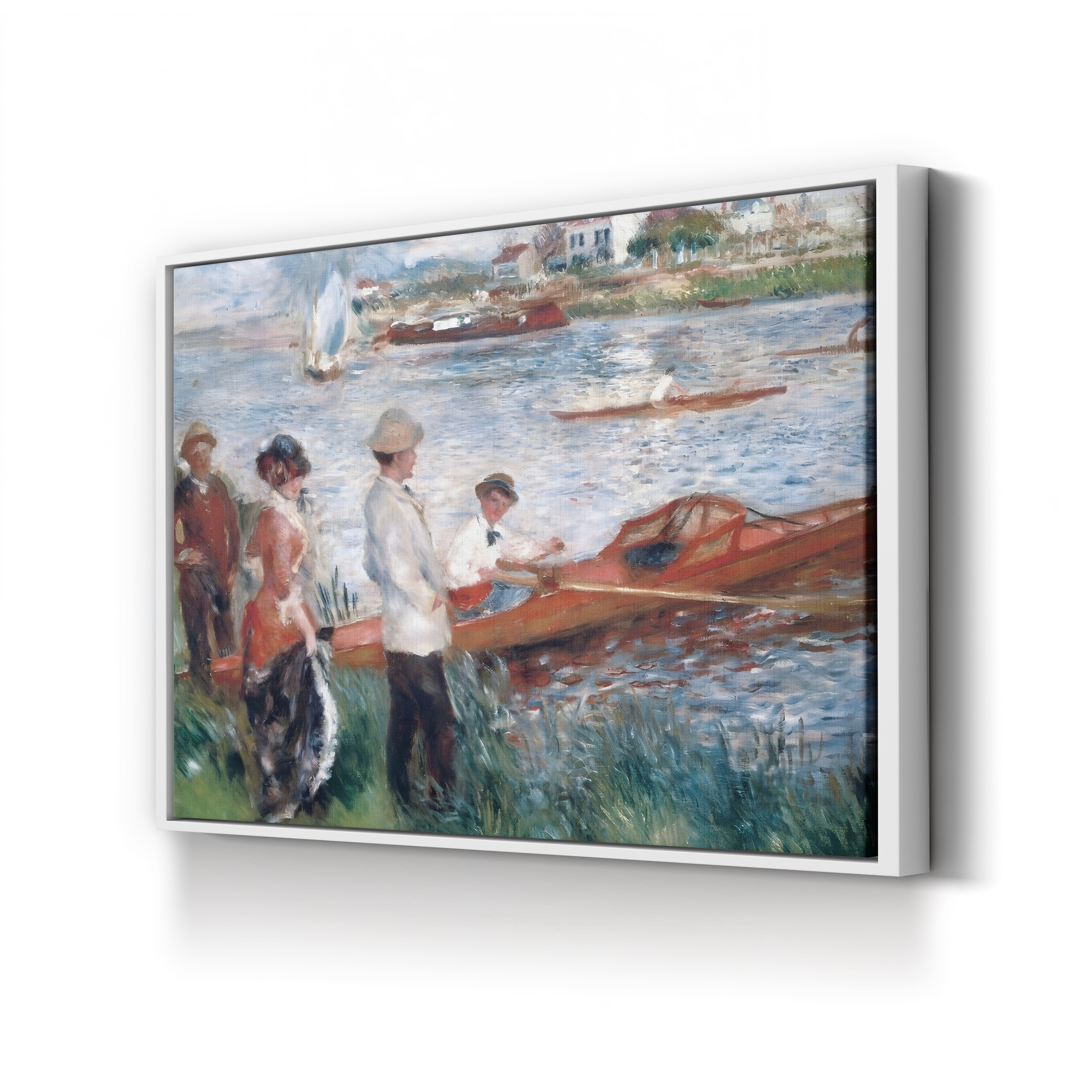 Oarsmen at Chatou – Renoir Wall Art | Impressionist Boating Canvas