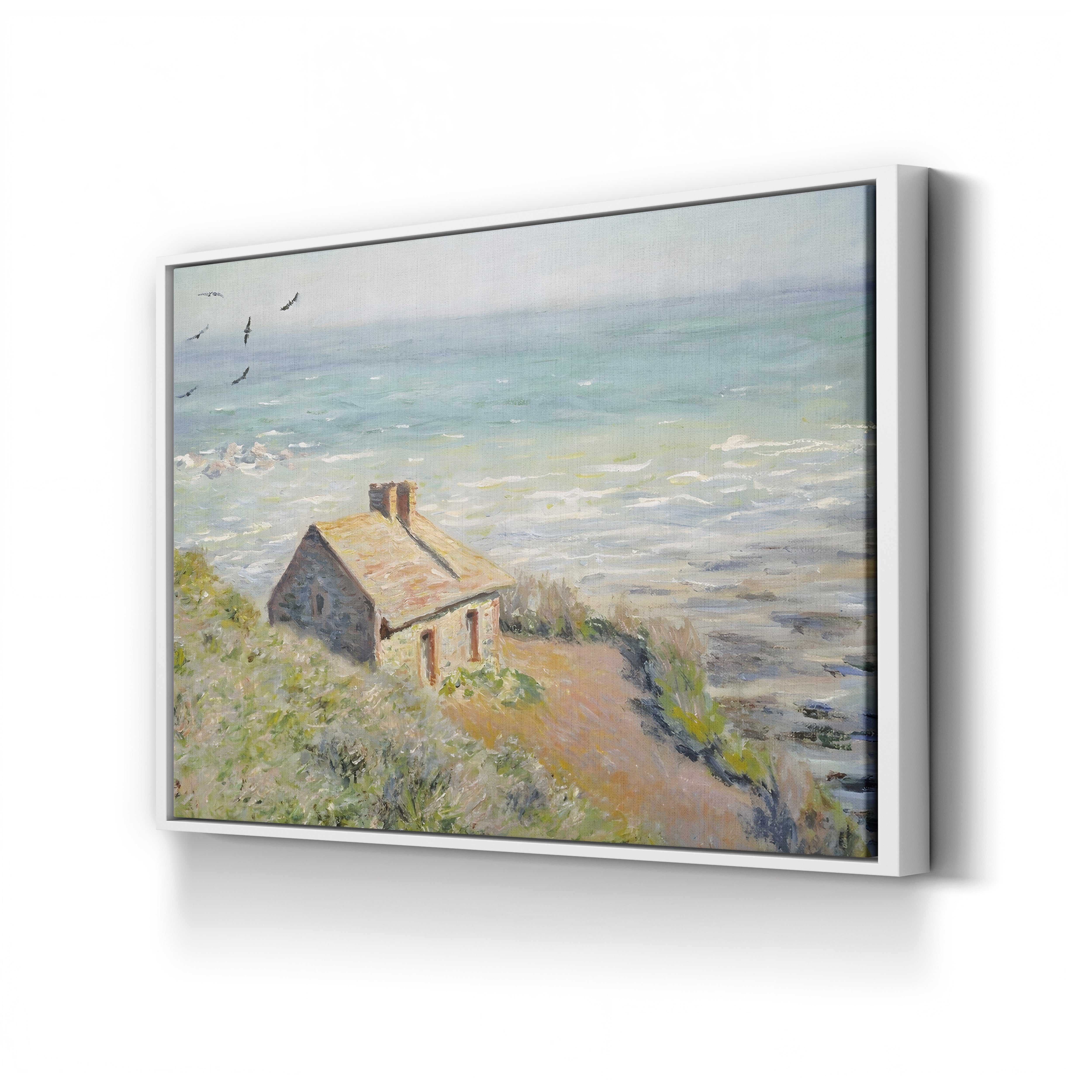 The Customs Hut, Morning (La Cabane du douanier, effet du matin), 1882 by Claude Monet