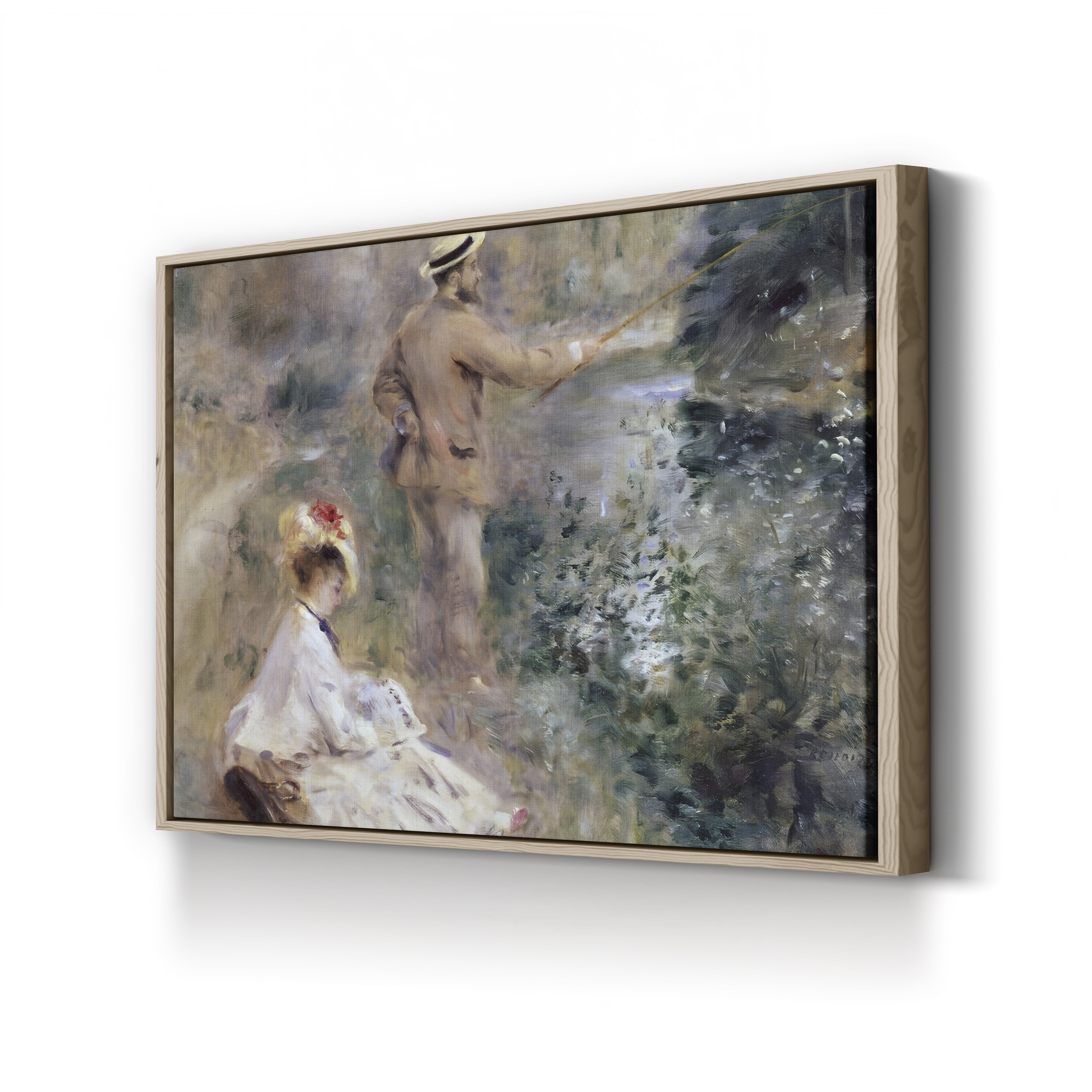 The Fisherman – Pierre-Auguste Renoir Wall Art | Impressionist Figural Canvas Print