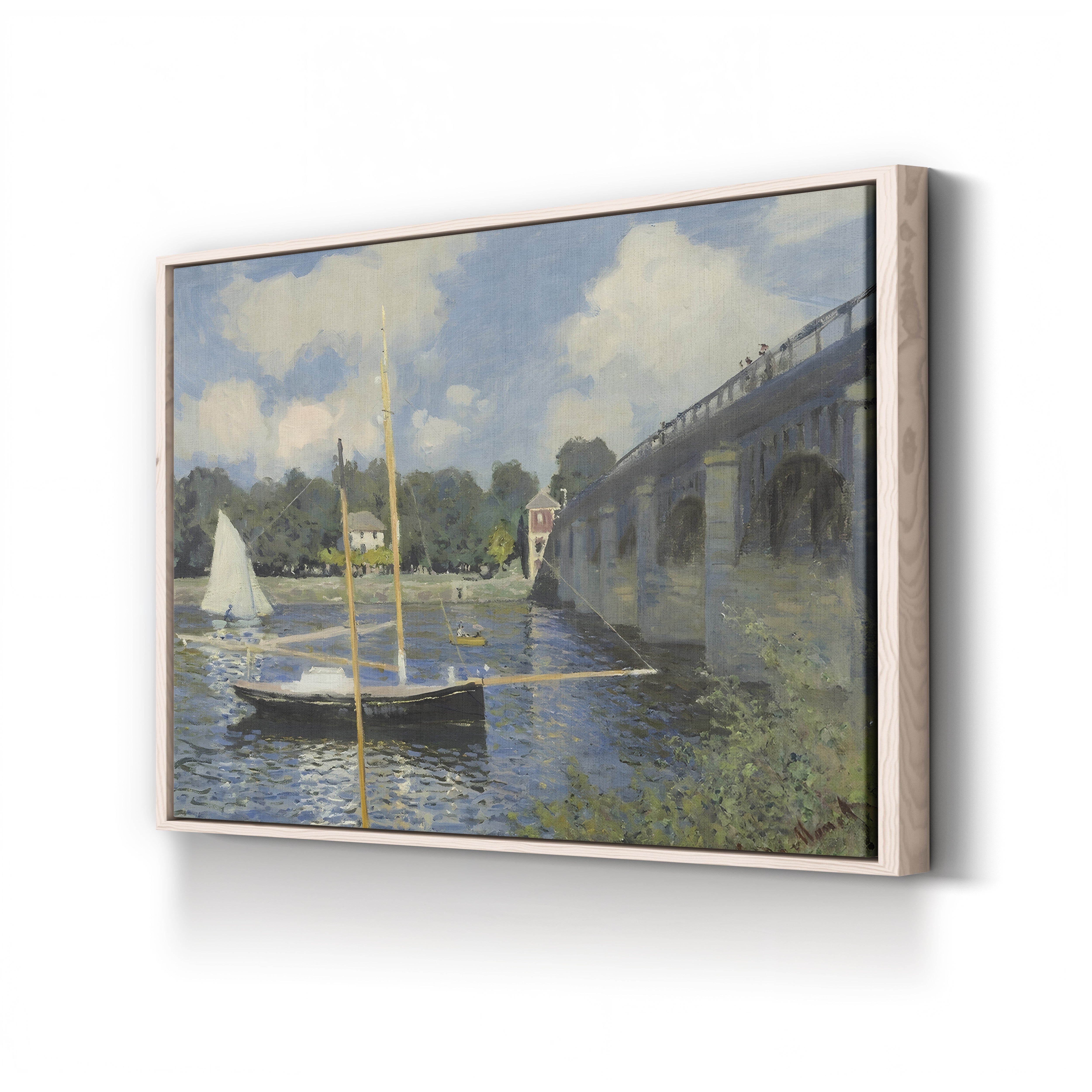 The Bridge at Argenteuil (Le Pont d’Argenteuil), 1874 by Claude Monet
