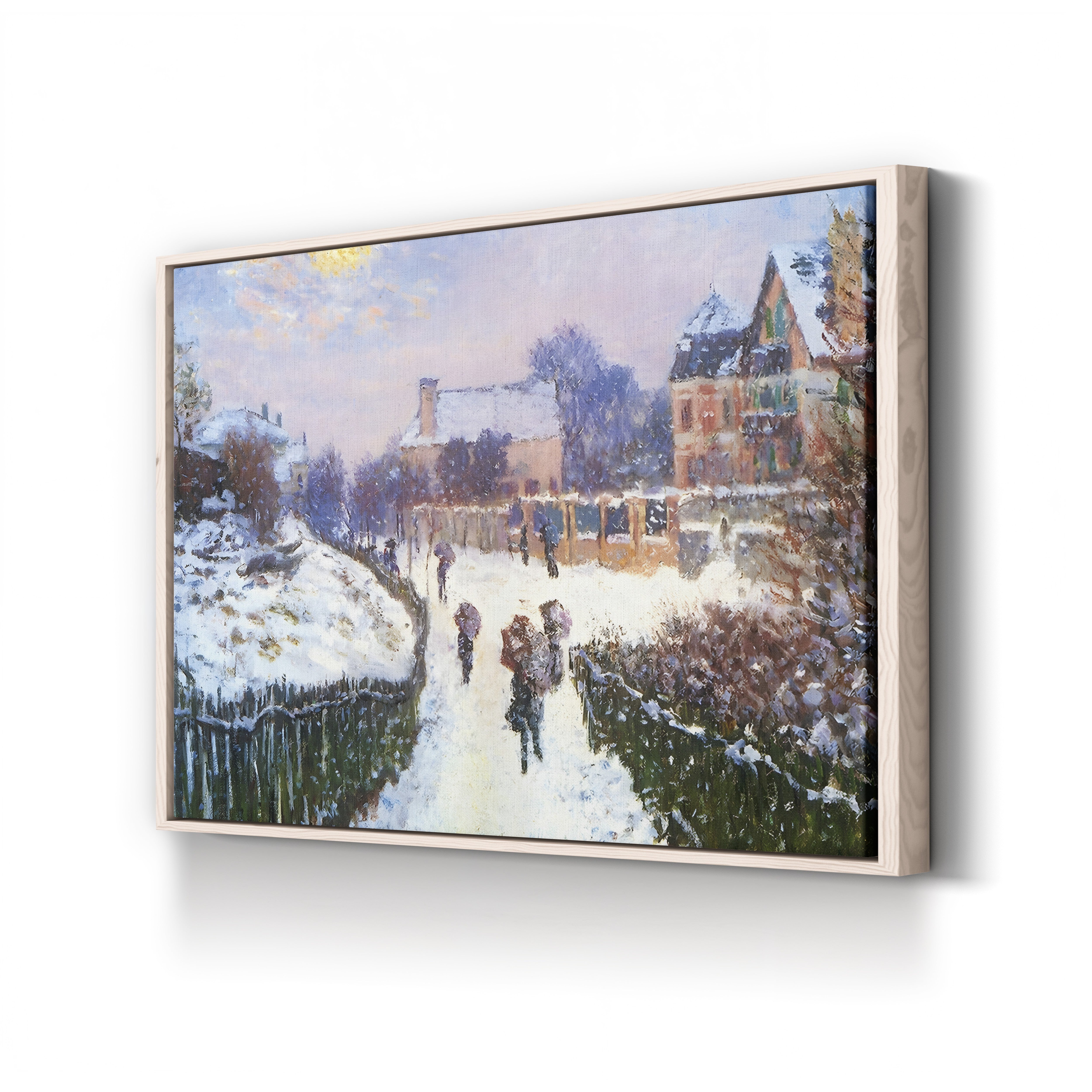 Boulevard Saint-Denis, Argenteuil – Claude Monet Wall Art | Impressionist Suburban Landscape Canvas Print