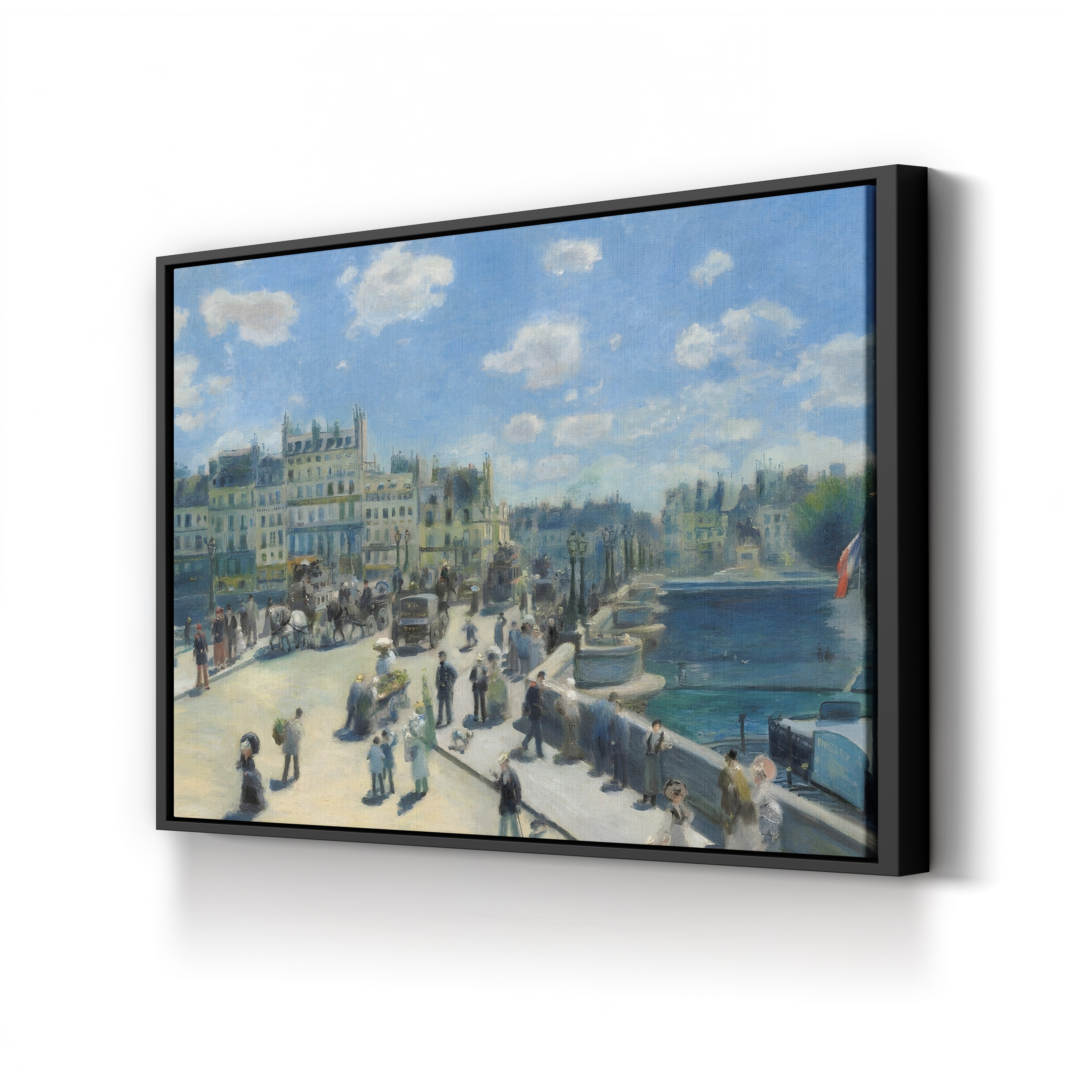 Pont Neuf, Paris, 1872 – Renoir Wall Art | Impressionist Cityscape Canvas