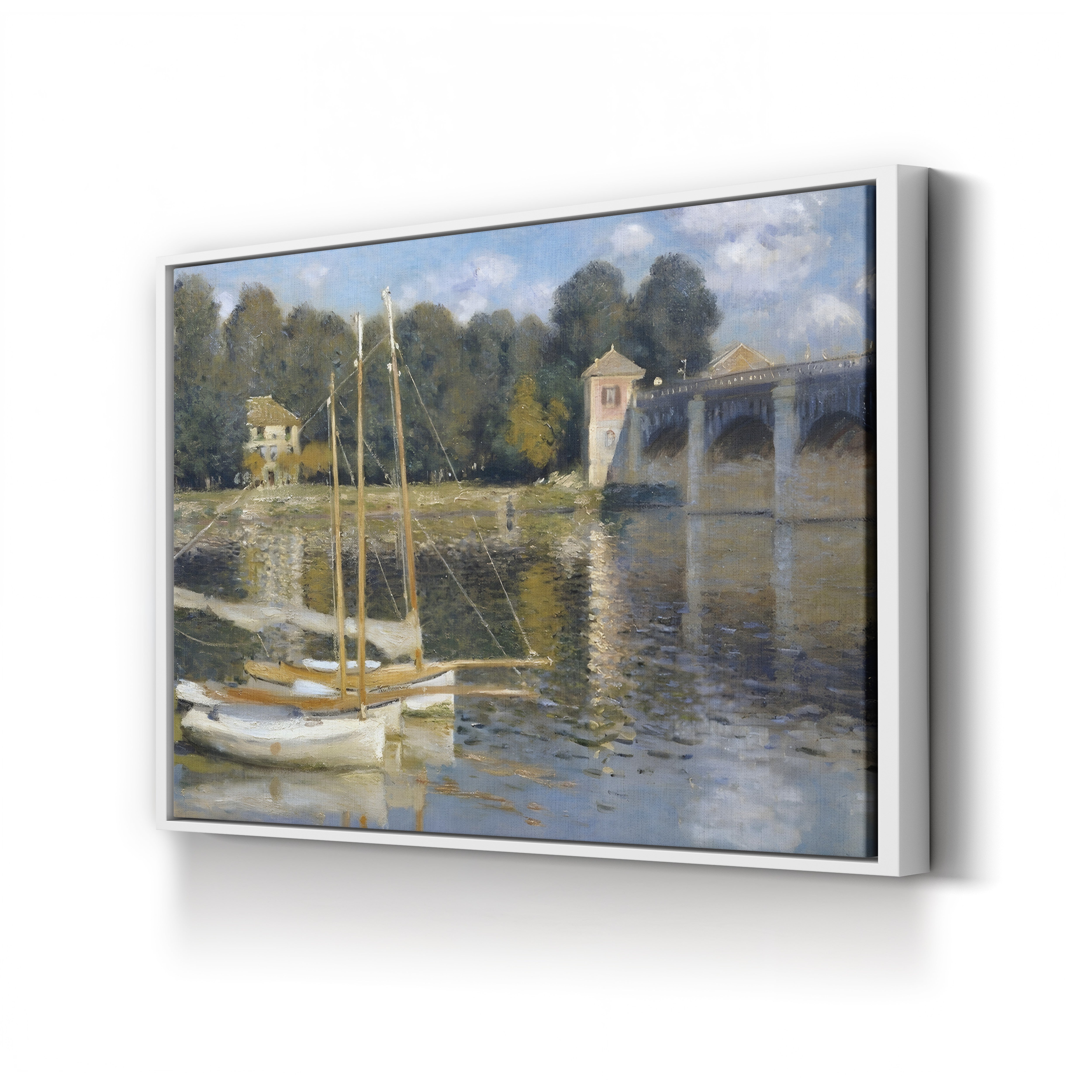 Bridge at Argenteuil, 1874 – Claude Monet Wall Art | Iconic Impressionist Canvas Print