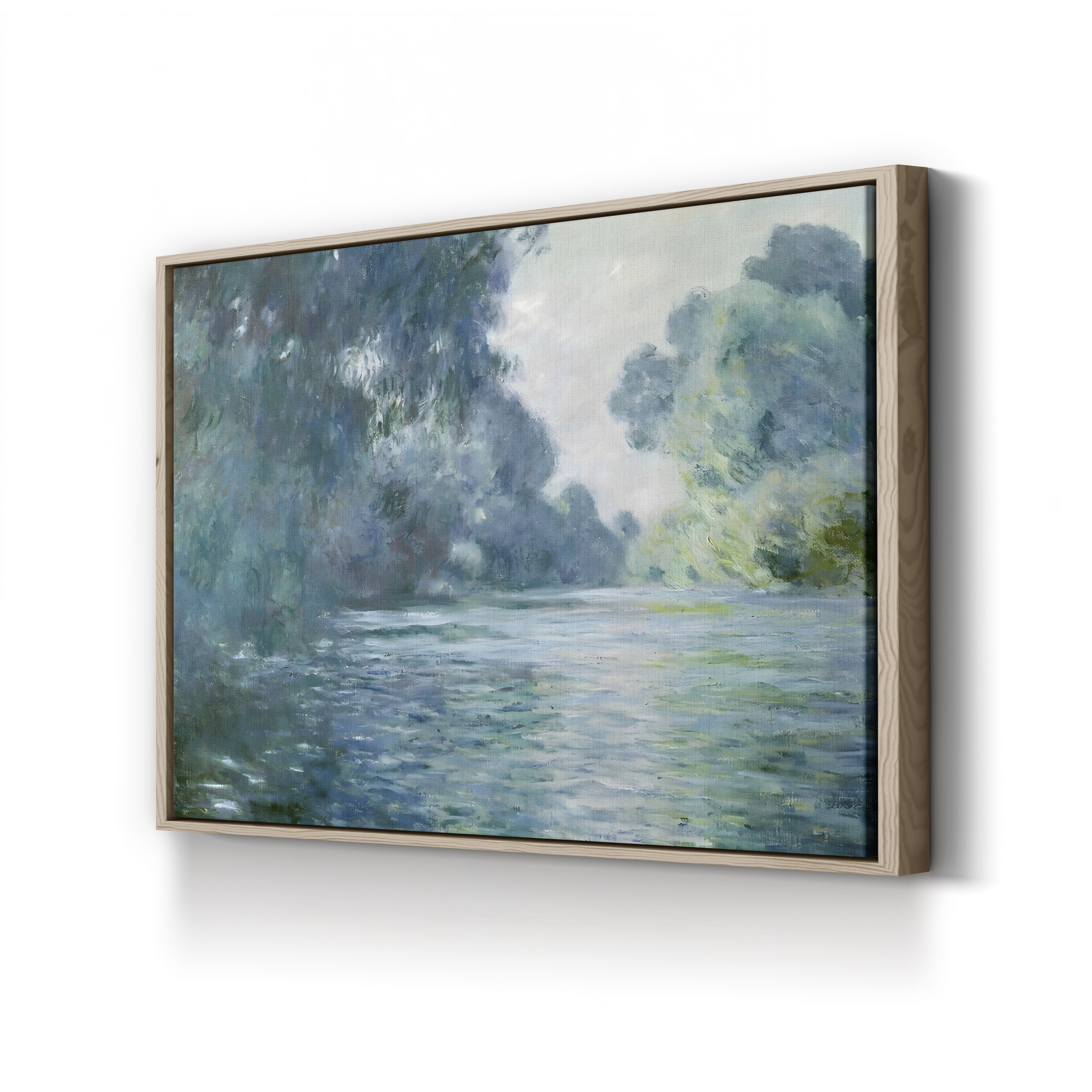 Branch of the Seine near Giverny, 1897 – Claude Monet Wall Art | Late Impressionist Mornings on the Seine Canvas Print