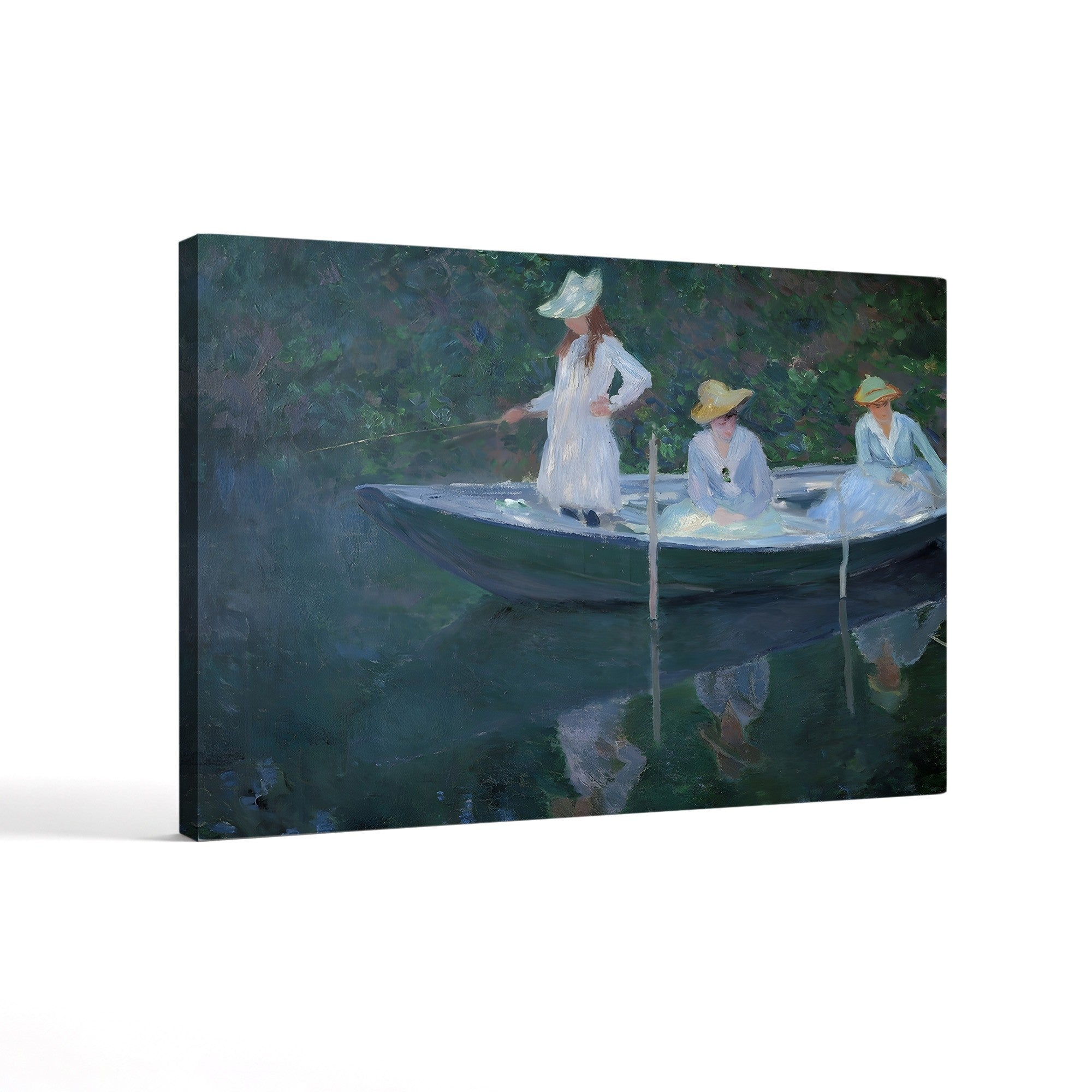 The Boat at Giverny (En norvégienne), c. 1887 by Claude Monet