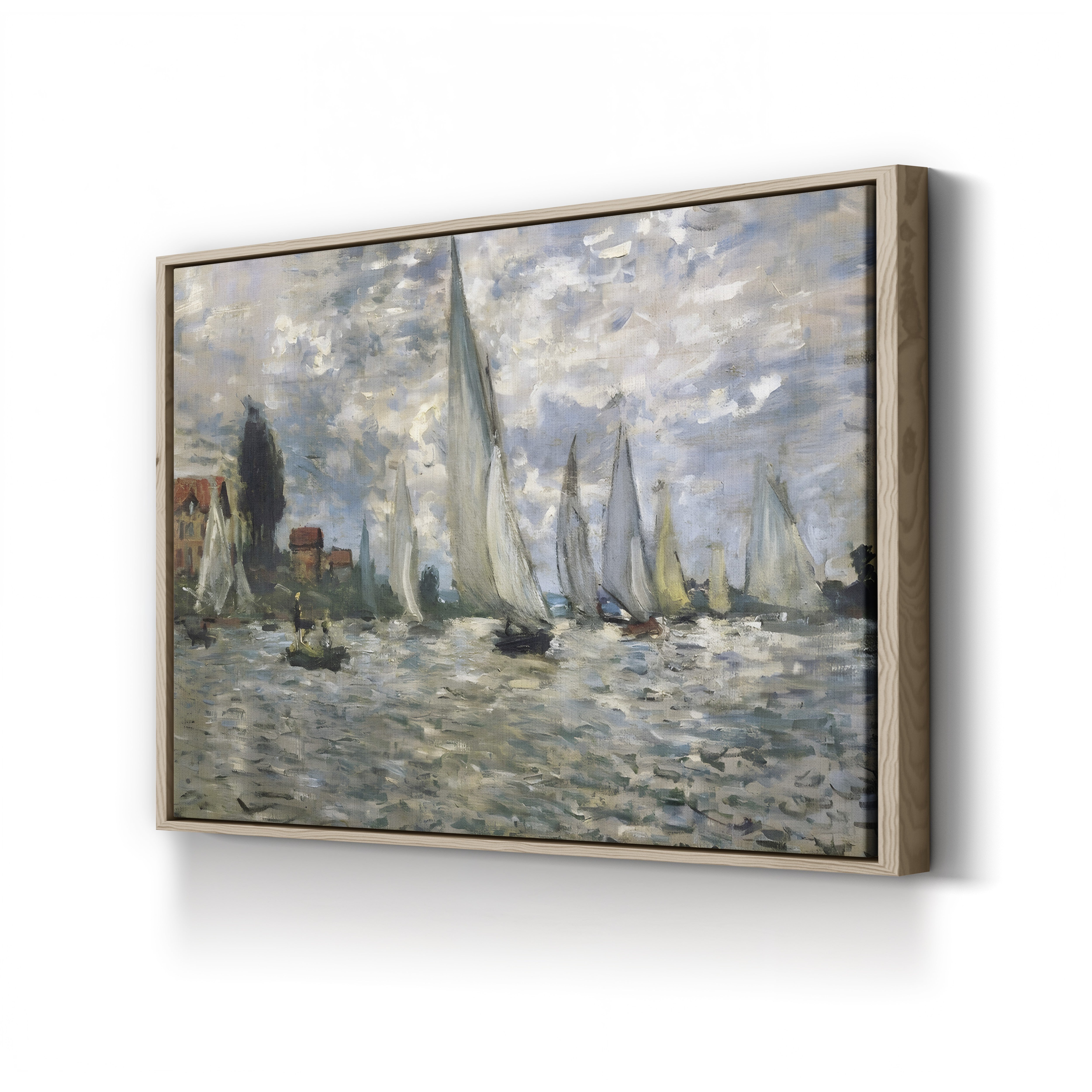 The Boats, Regatta at Argenteuil (Les Barques. Régates à Argenteuil), 1874 by Claude Monet