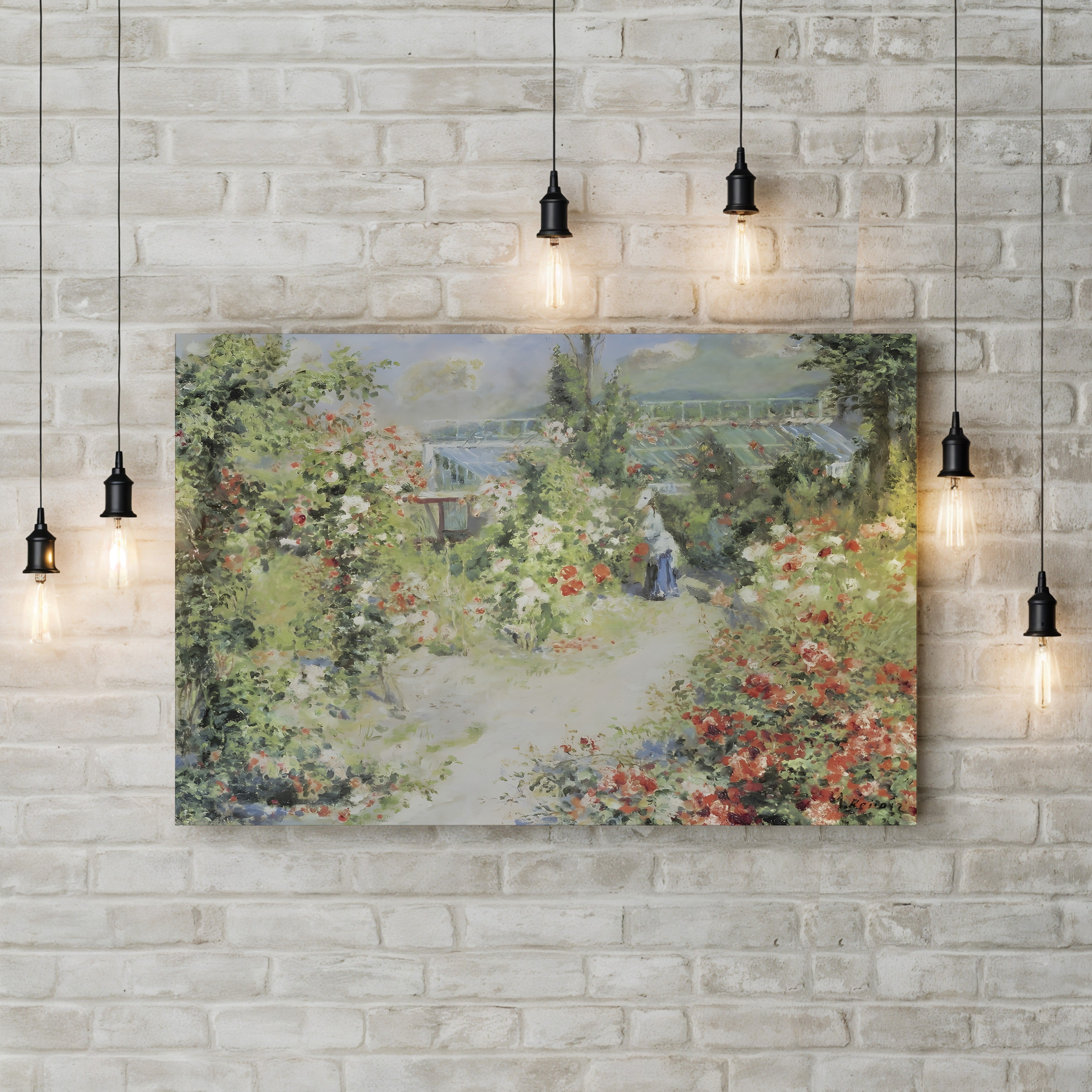 The Conservatory – Pierre-Auguste Renoir Wall Art | Impressionist Interior Canvas Print