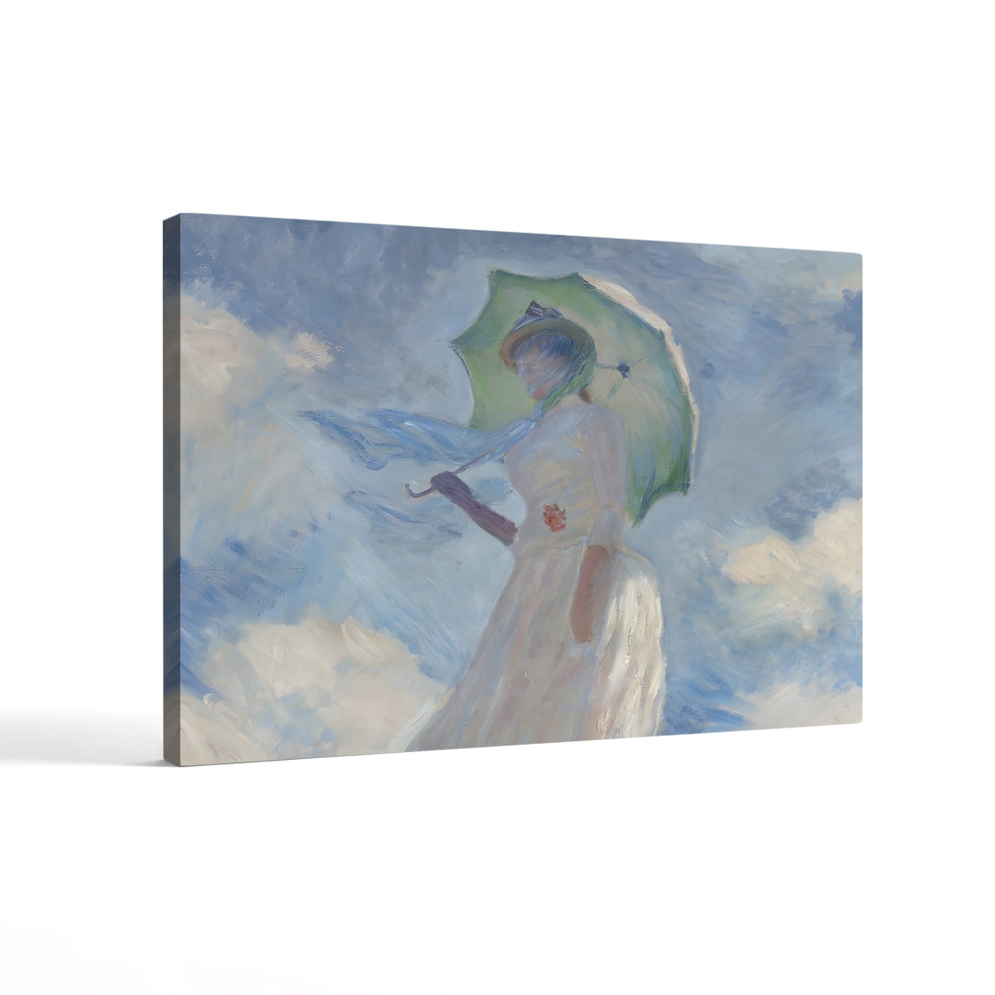 Essai de Figure en Plein Air, 1886 – Claude Monet Wall Art | French Impressionist Figure Print