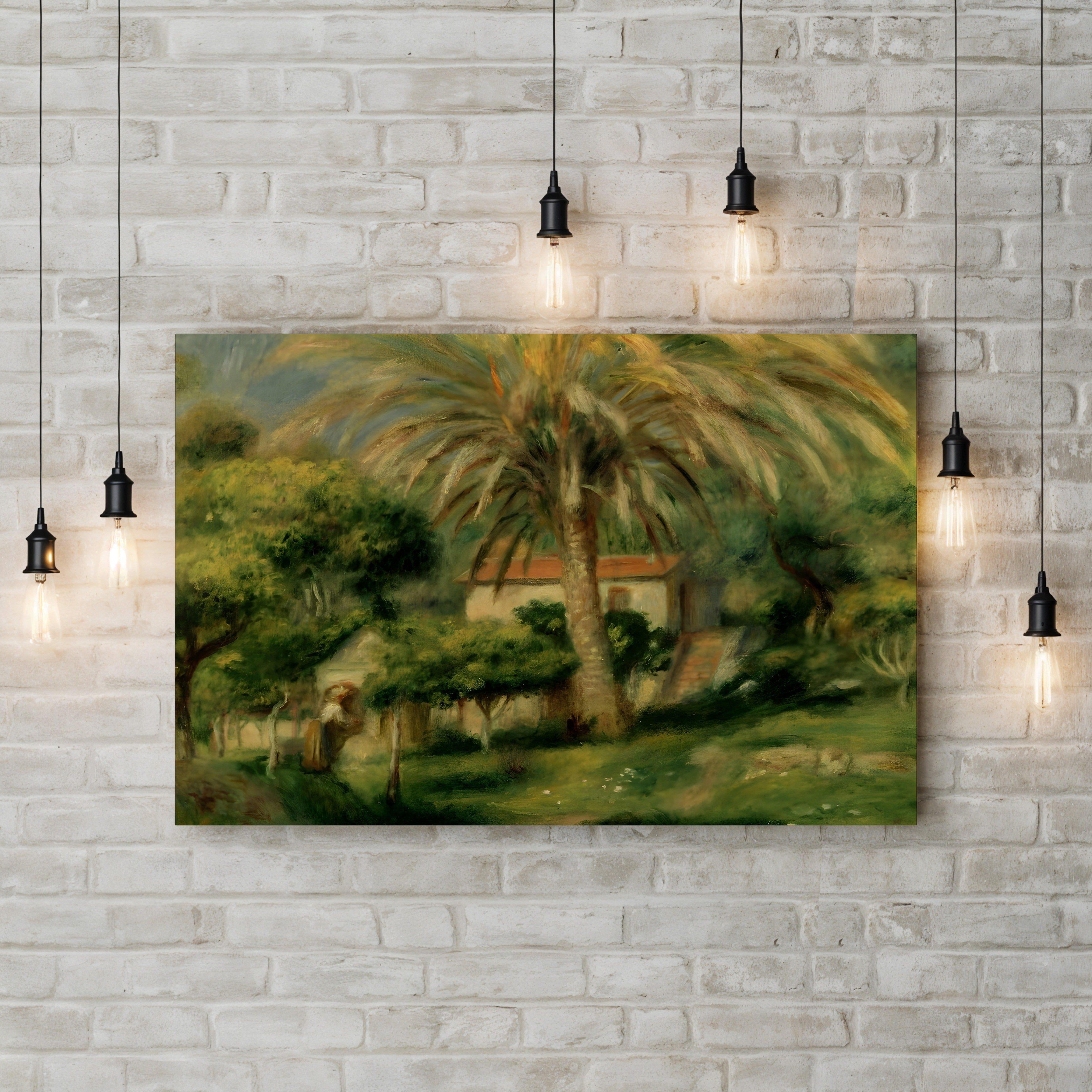 Palm Trees, 1902 – Renoir Wall Art | Impressionist Landscape Canvas