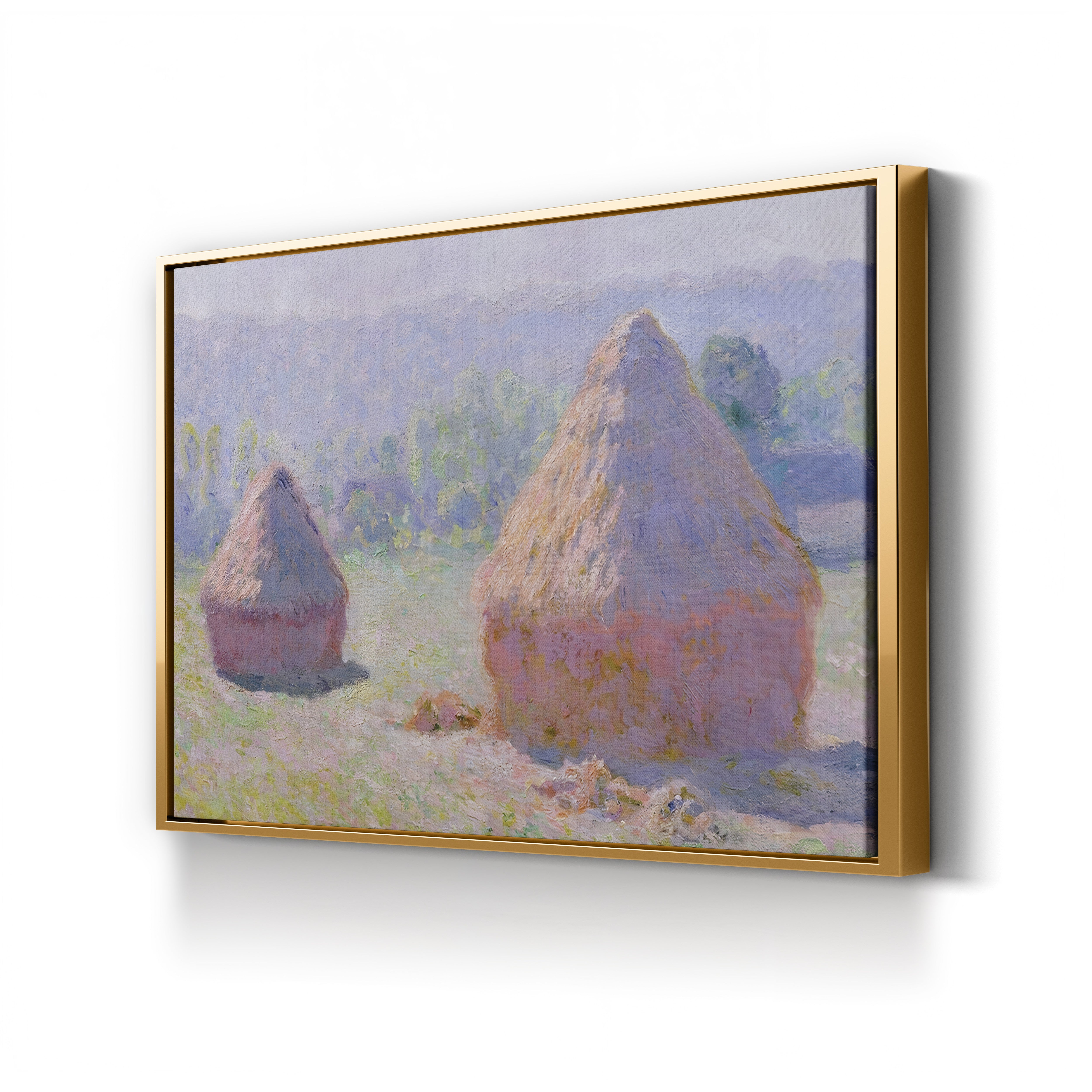 Grainstacks at the End of Summer, Morning Effect, 1891 – Claude Monet Wall Art | Impressionist Series Print