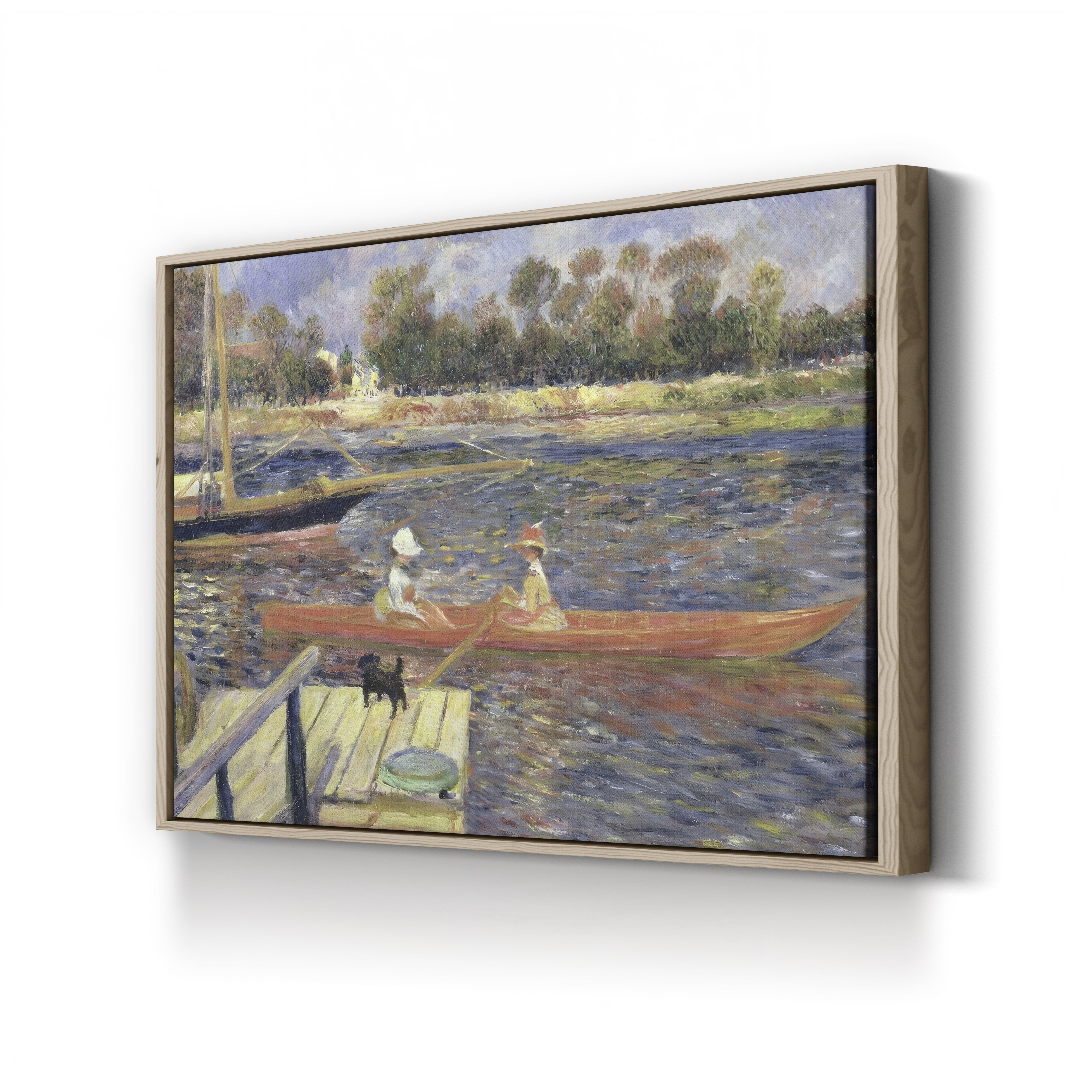 Red Boat at Argenteuil, 1888 – Renoir Wall Art | Impressionist Canvas