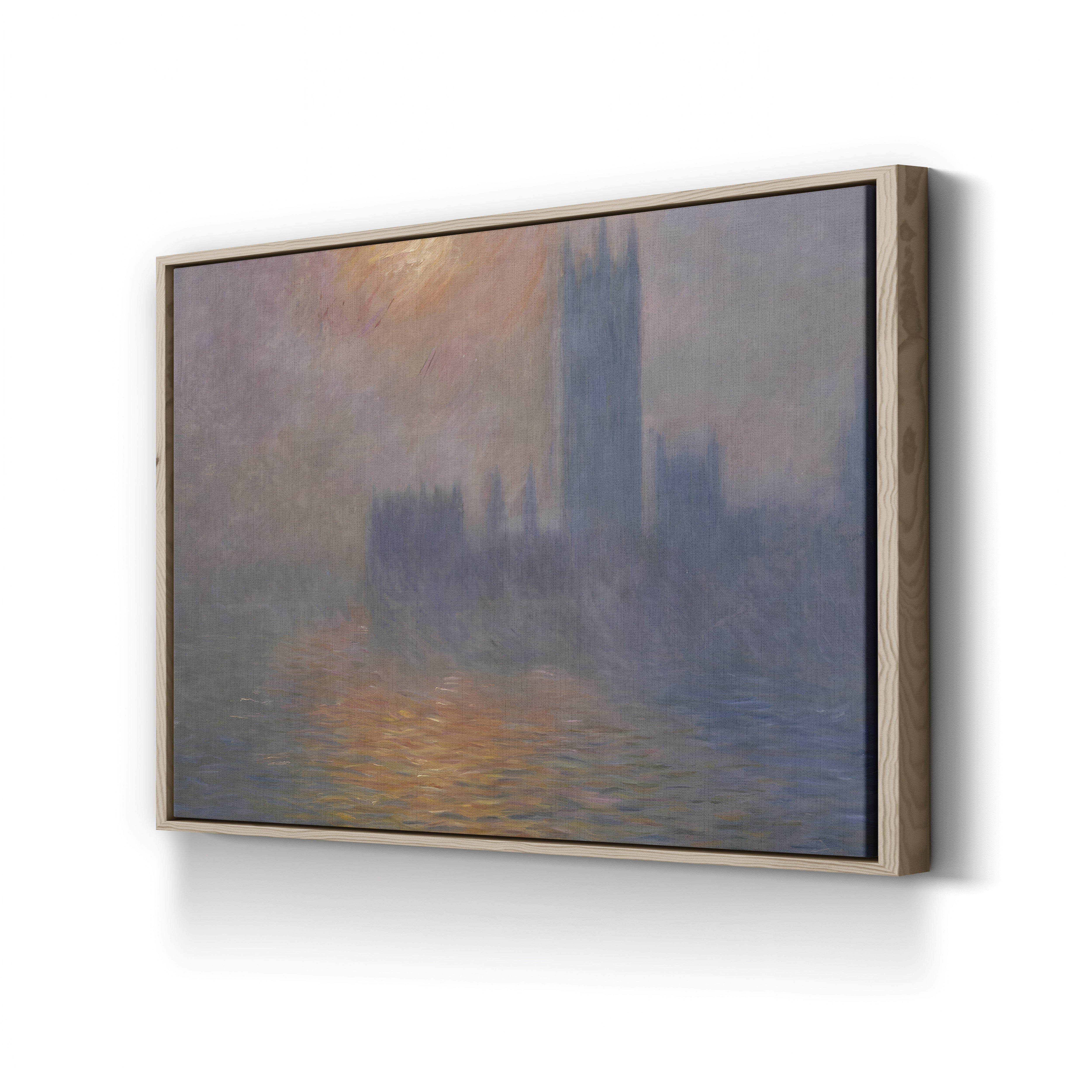 Houses of Parliament, Sunset, 1904 – Claude Monet Wall Art | Impressionist London Series Canvas Print