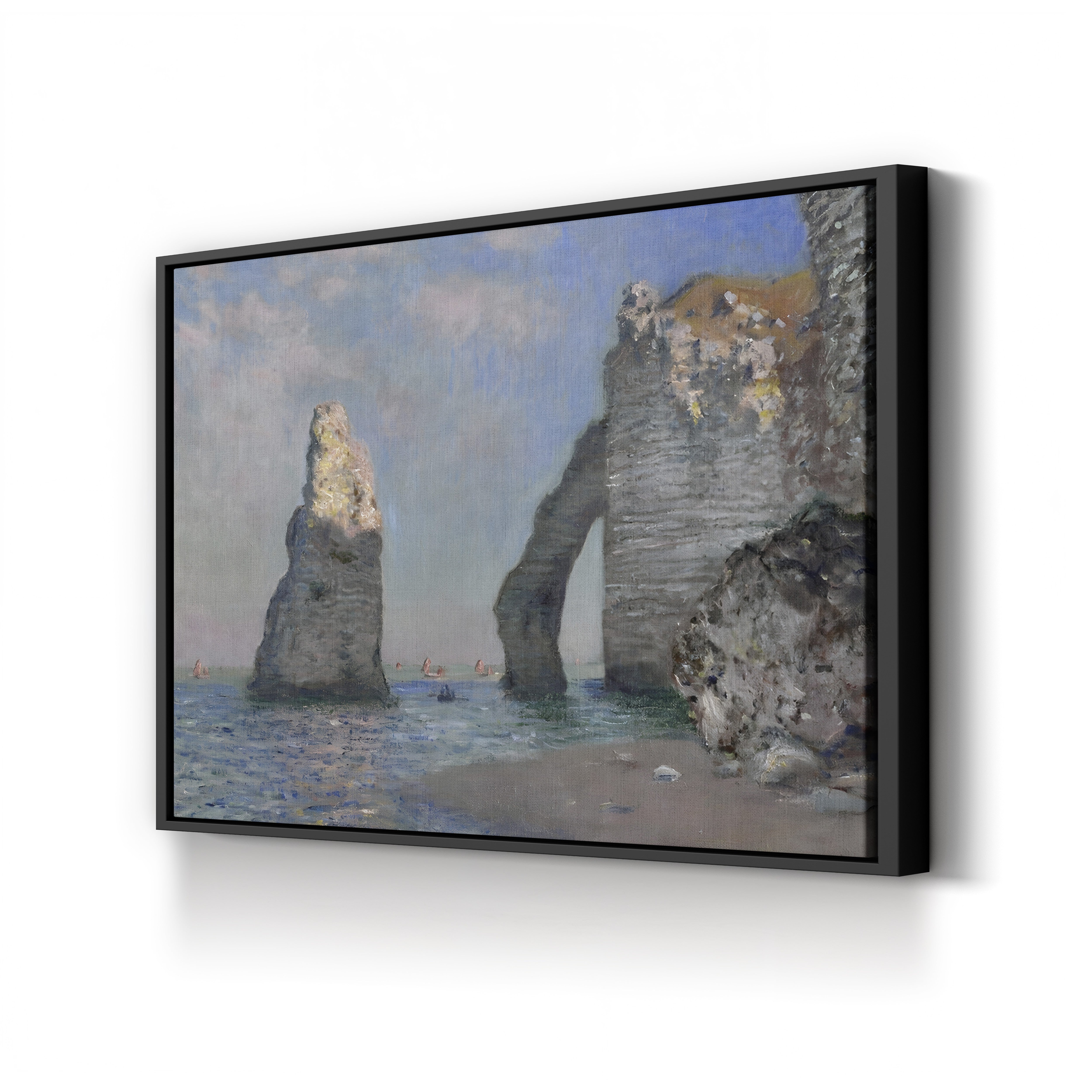The Cliffs at Étretat (Les Falaises à Étretat), 1885 by Claude Monet