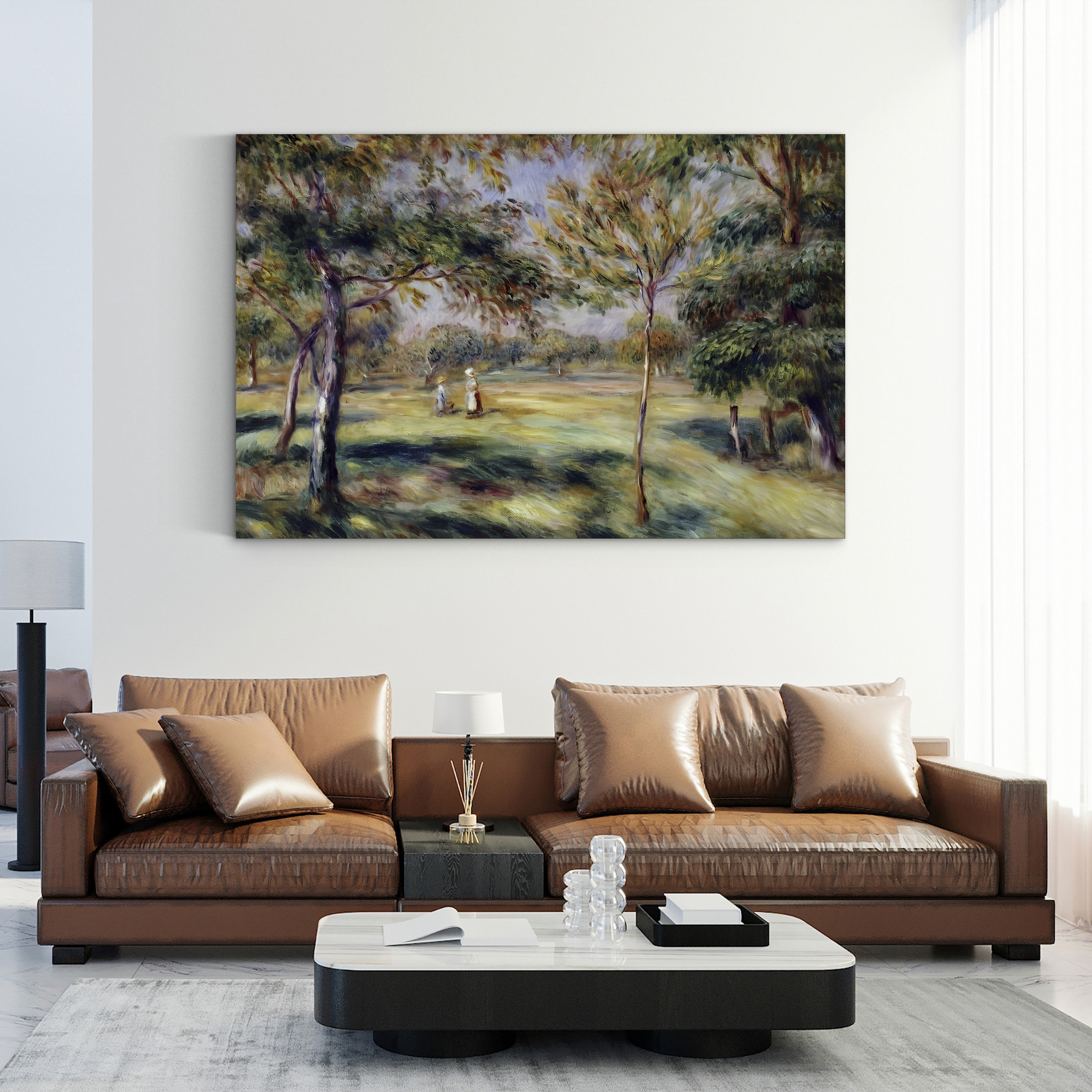 The Glade, 1895 – Pierre-Auguste Renoir Wall Art | Impressionist Woodland Canvas Print