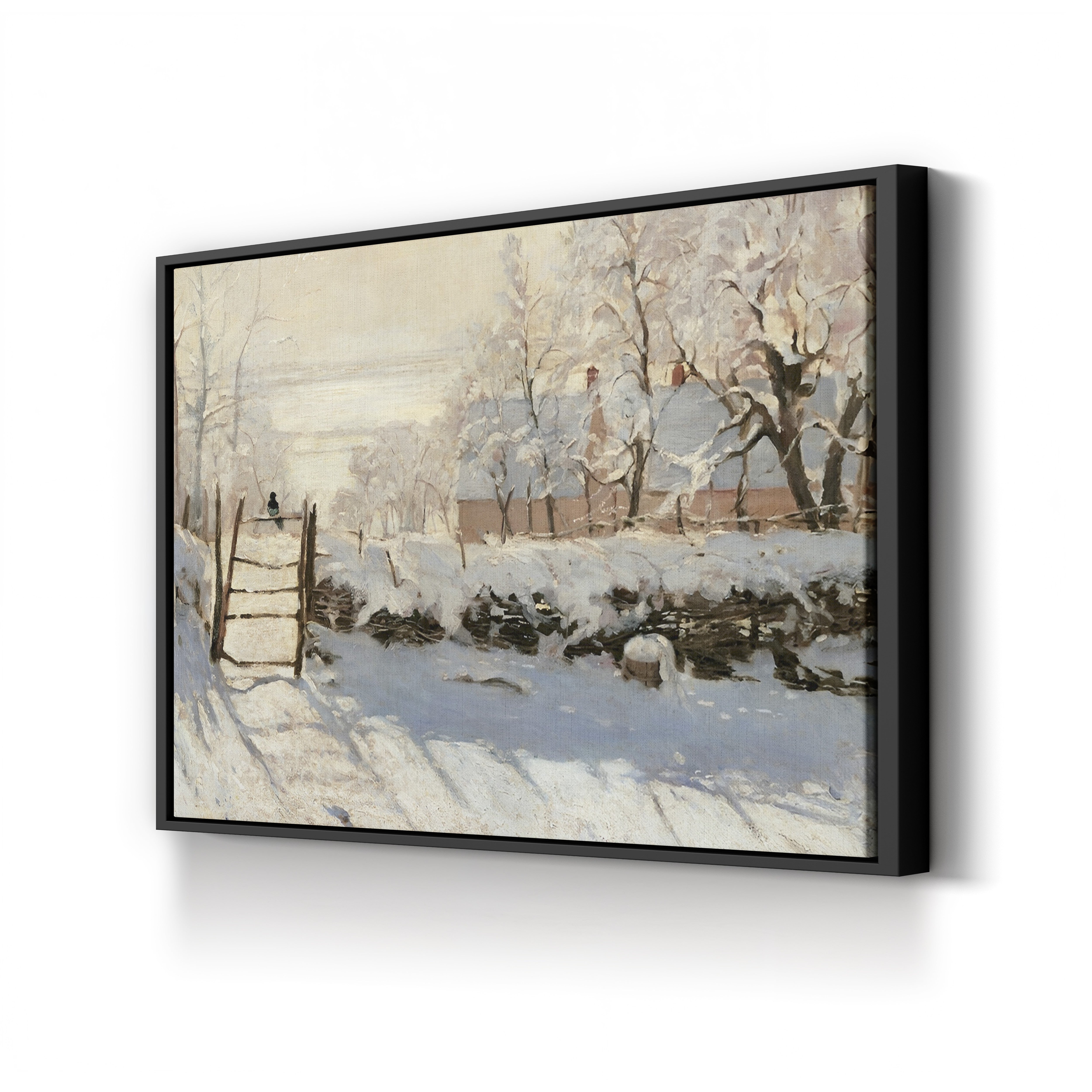 The Magpie (La Pie), 1868-69 by Claude Monet