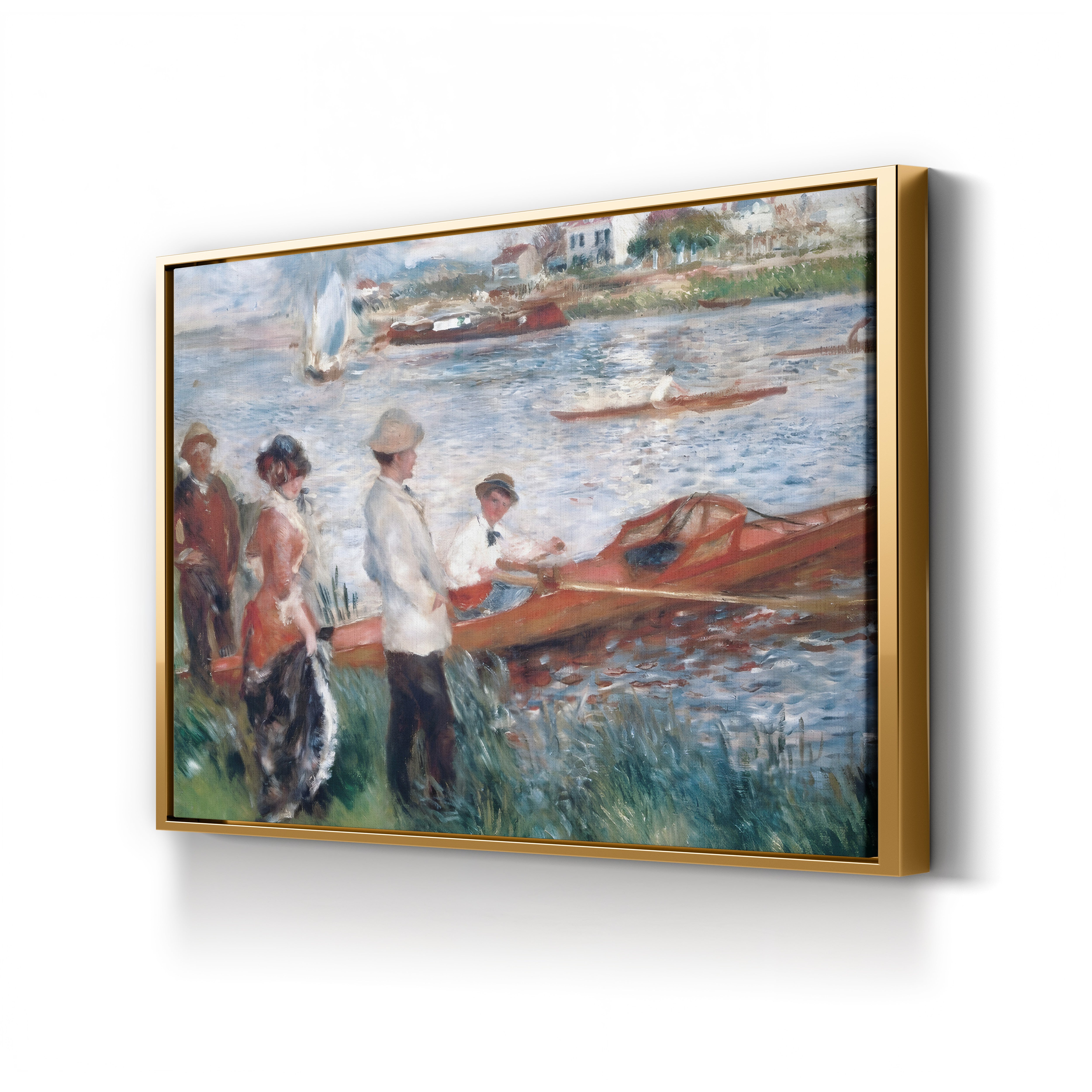 Oarsmen at Chatou – Renoir Wall Art | Impressionist Boating Canvas