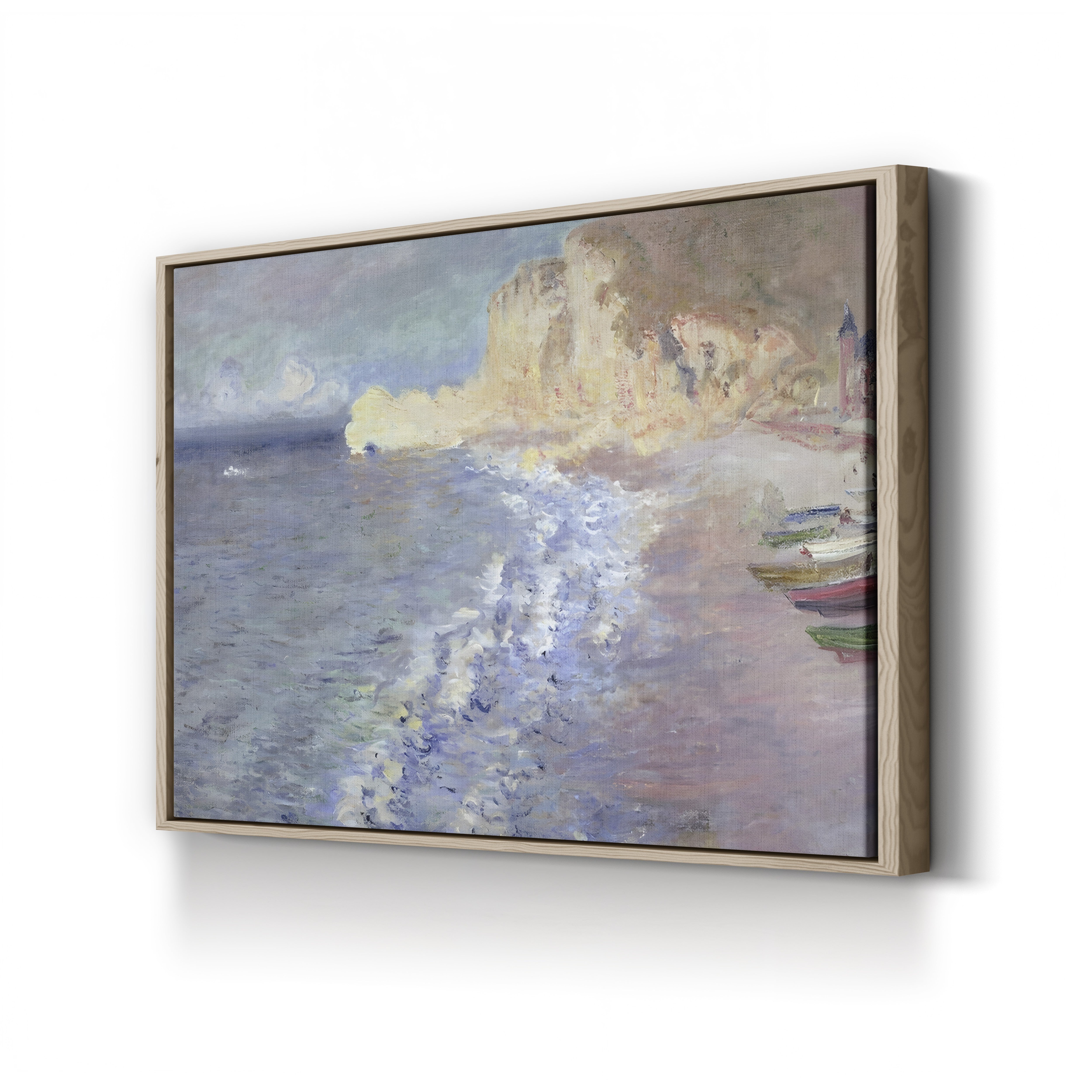 Morning at Étretat, 1883 by Claude Monet
