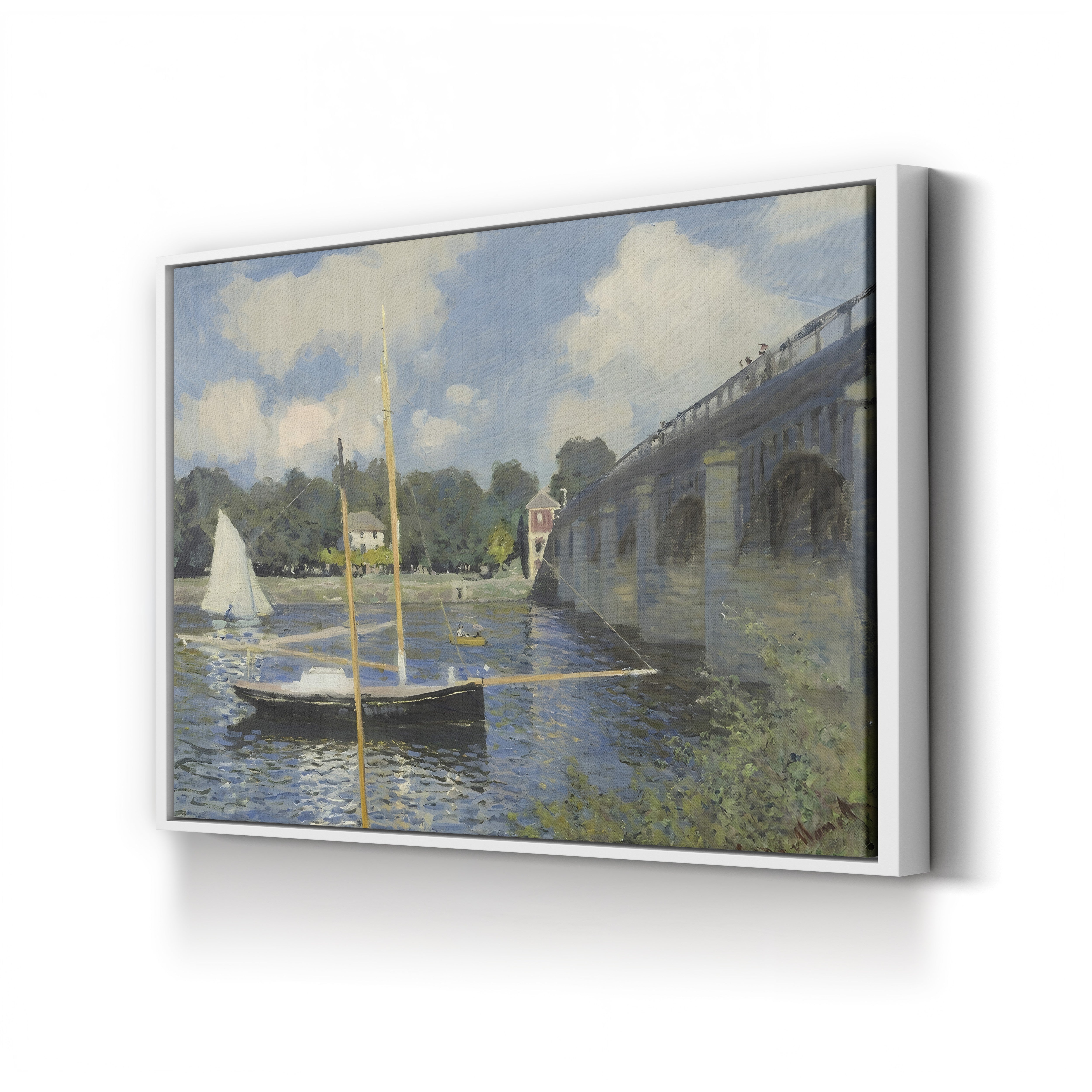 The Bridge at Argenteuil (Le Pont d’Argenteuil), 1874 by Claude Monet