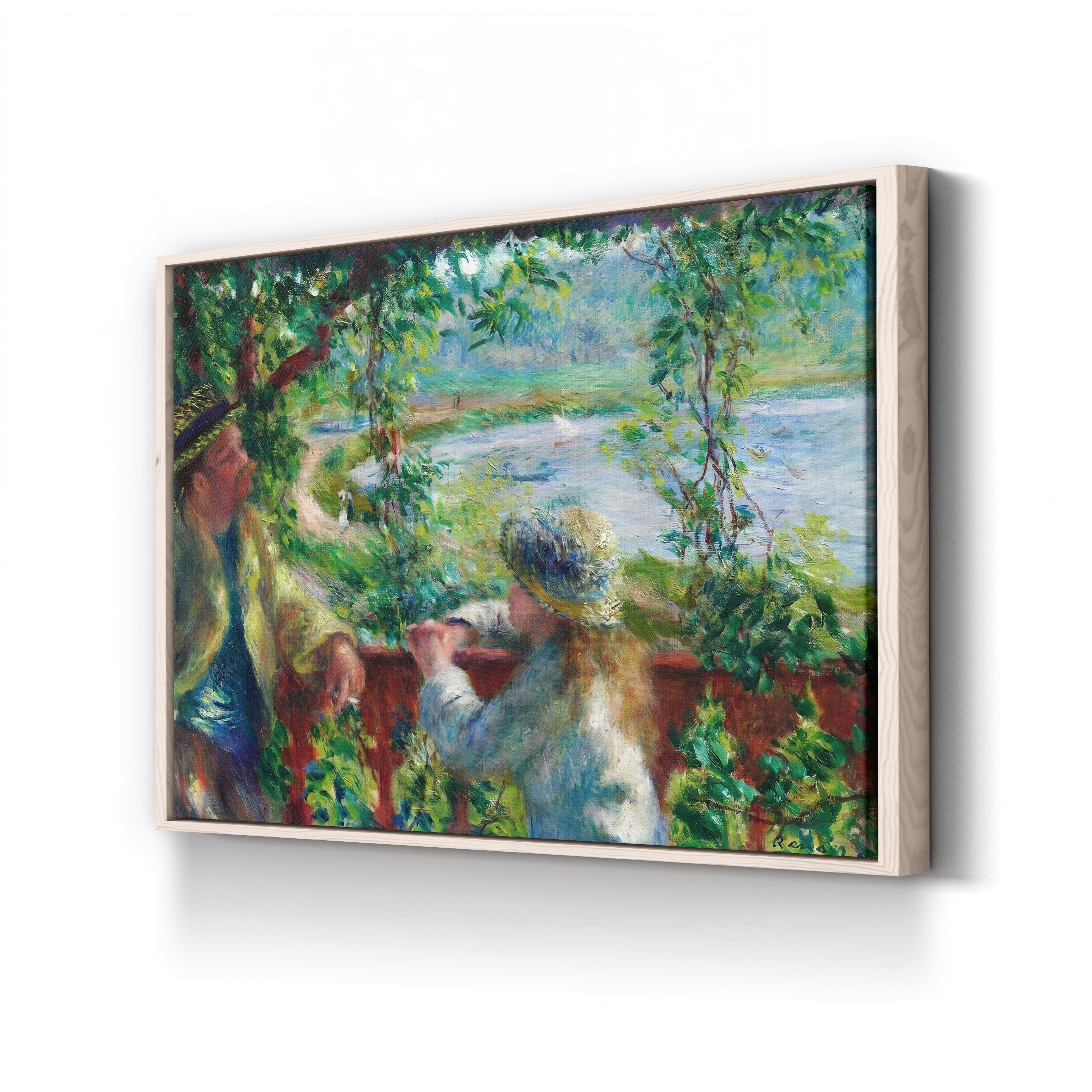 Near the Lake – Renoir Wall Art | Impressionist Landscape Canvas