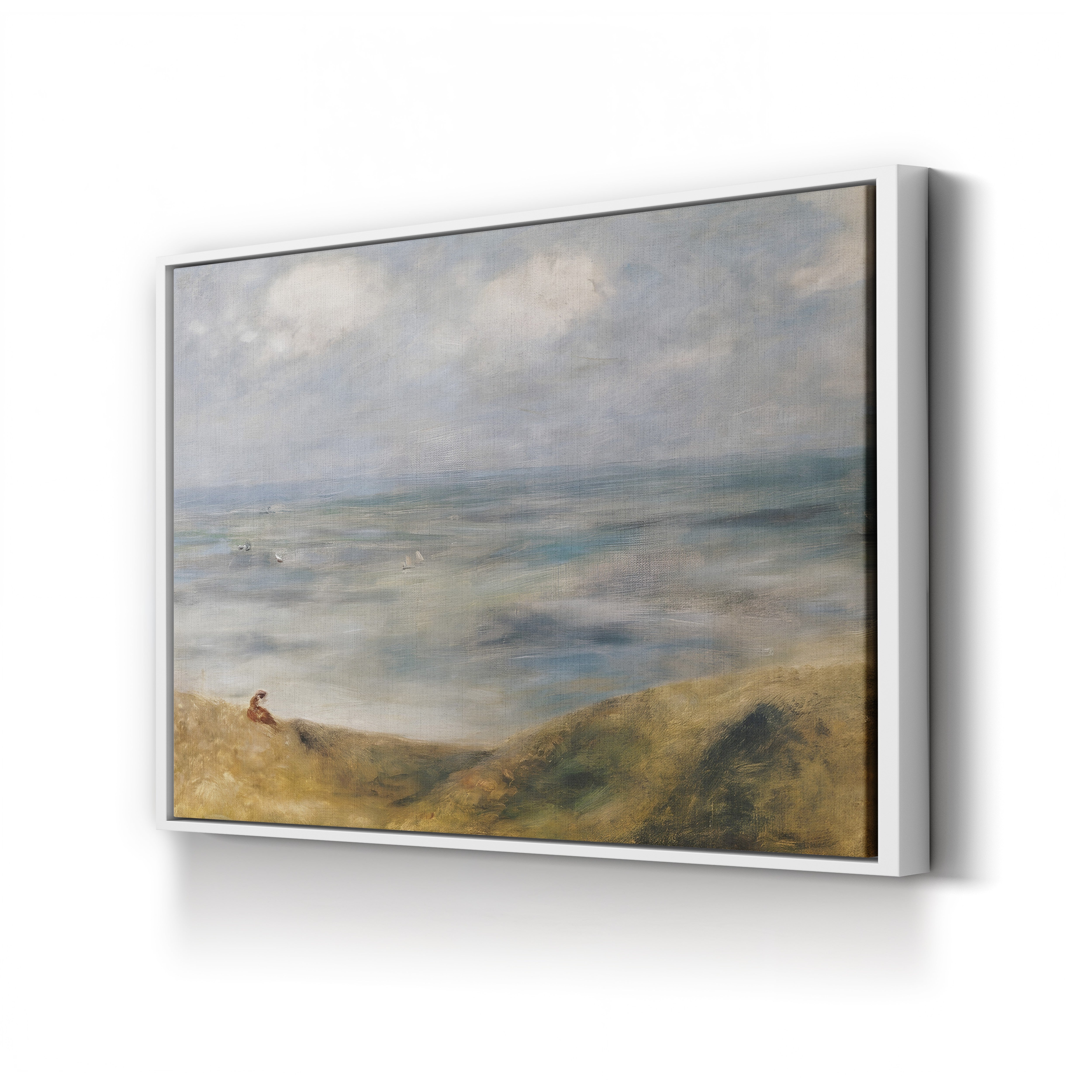 View of the Sea, Guernsey – Pierre-Auguste Renoir Wall Art | Impressionist Seascape Canvas Print