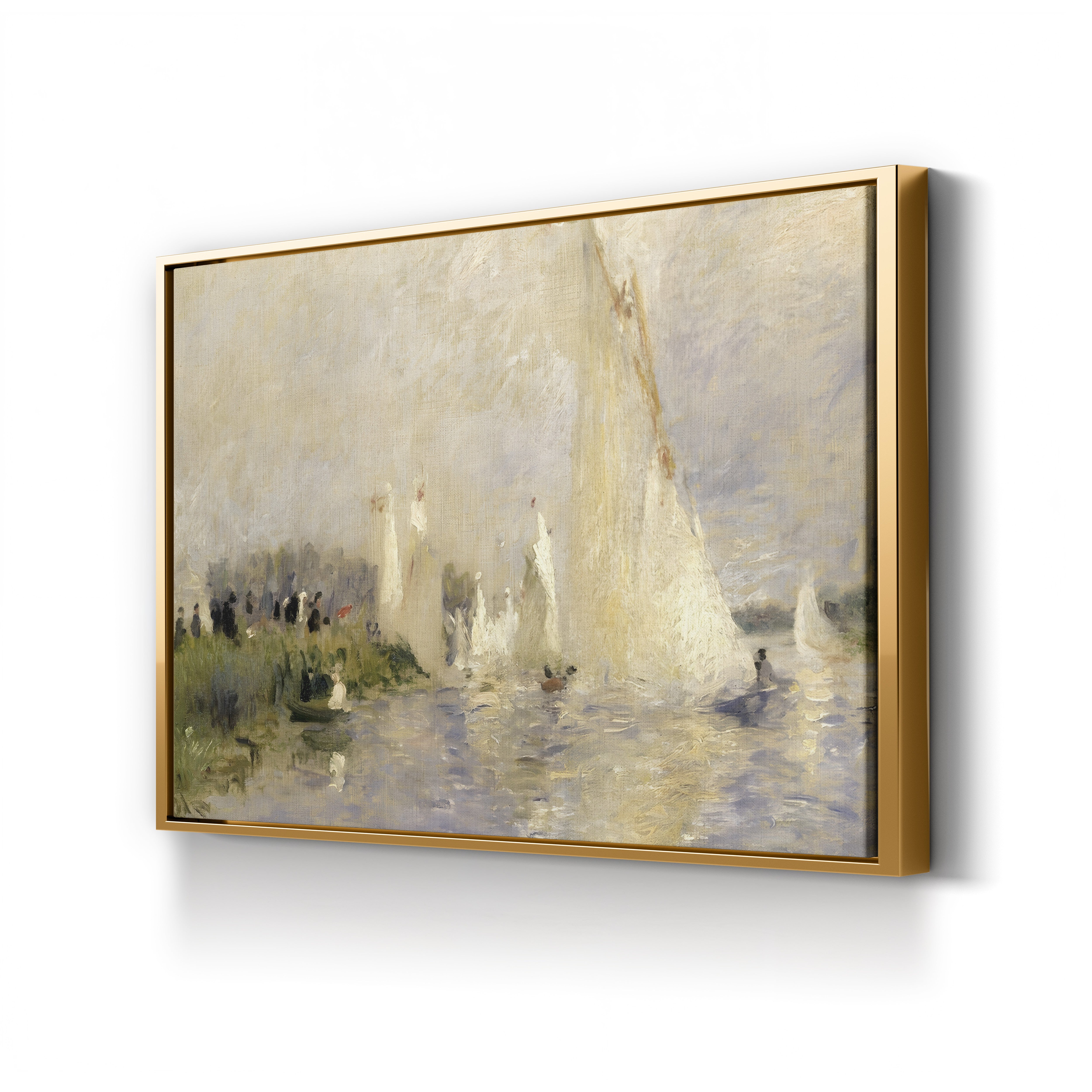 Regatta at Argenteuil – Renoir Wall Art | Impressionist River Canvas